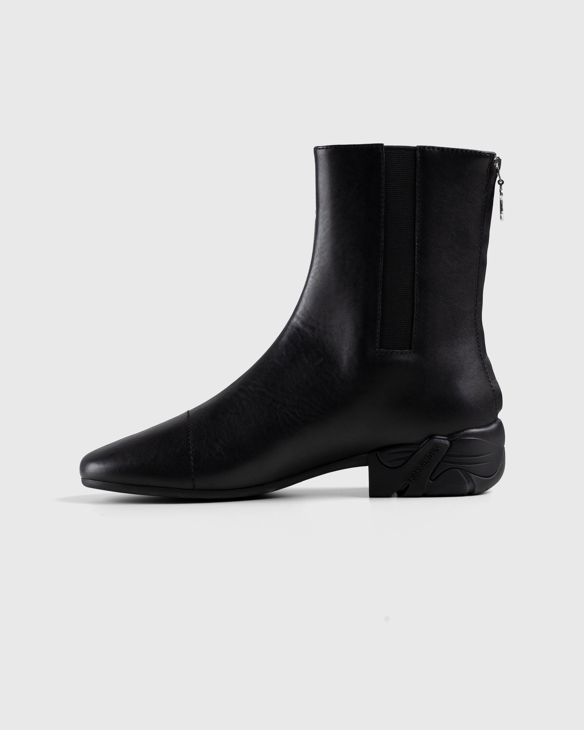 Raf Simons - Solaris High Leather Boot Black - Footwear - Black - Image 2