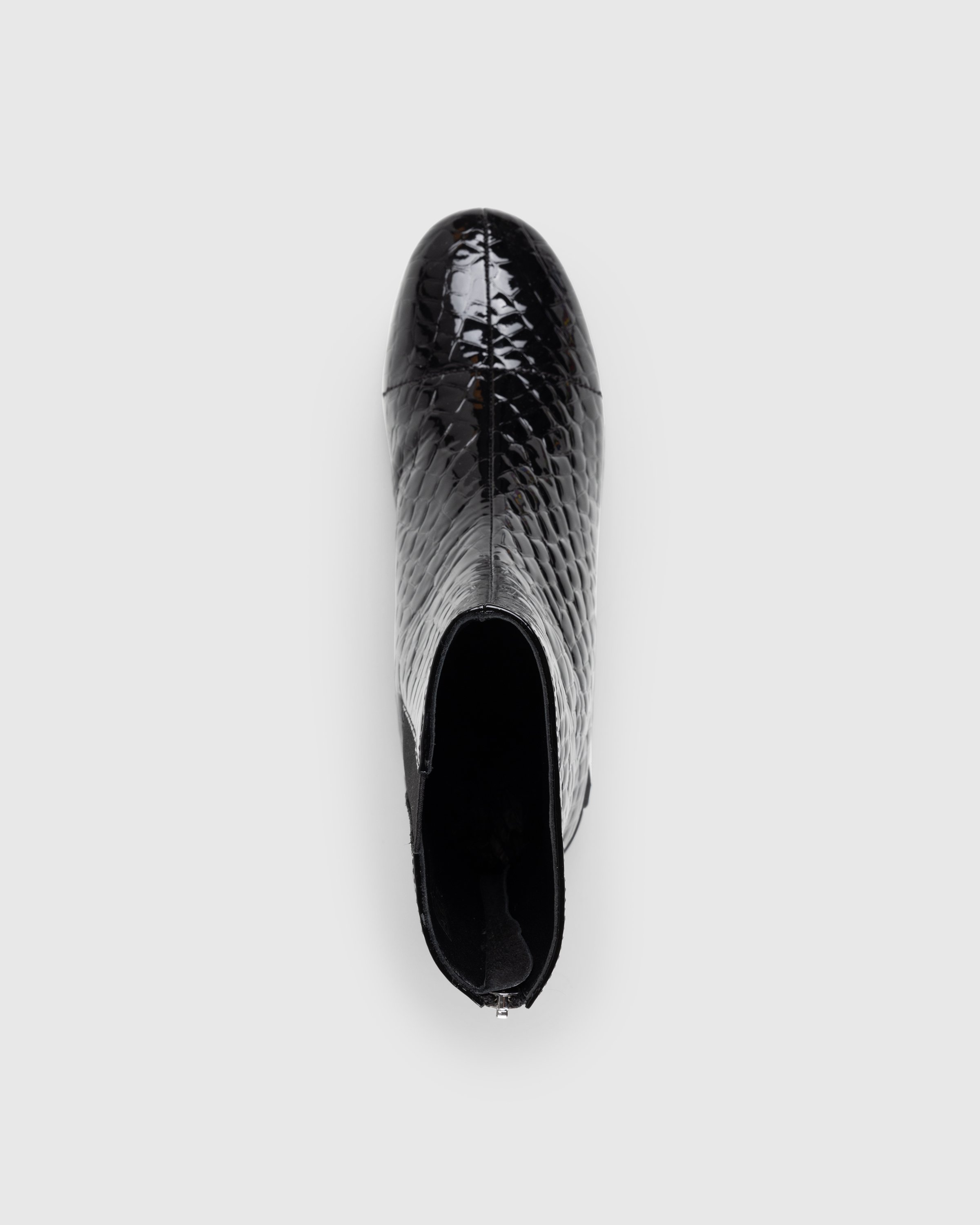 Raf Simons - Solaris High Leather Boot Black Croc - Footwear - Black - Image 5