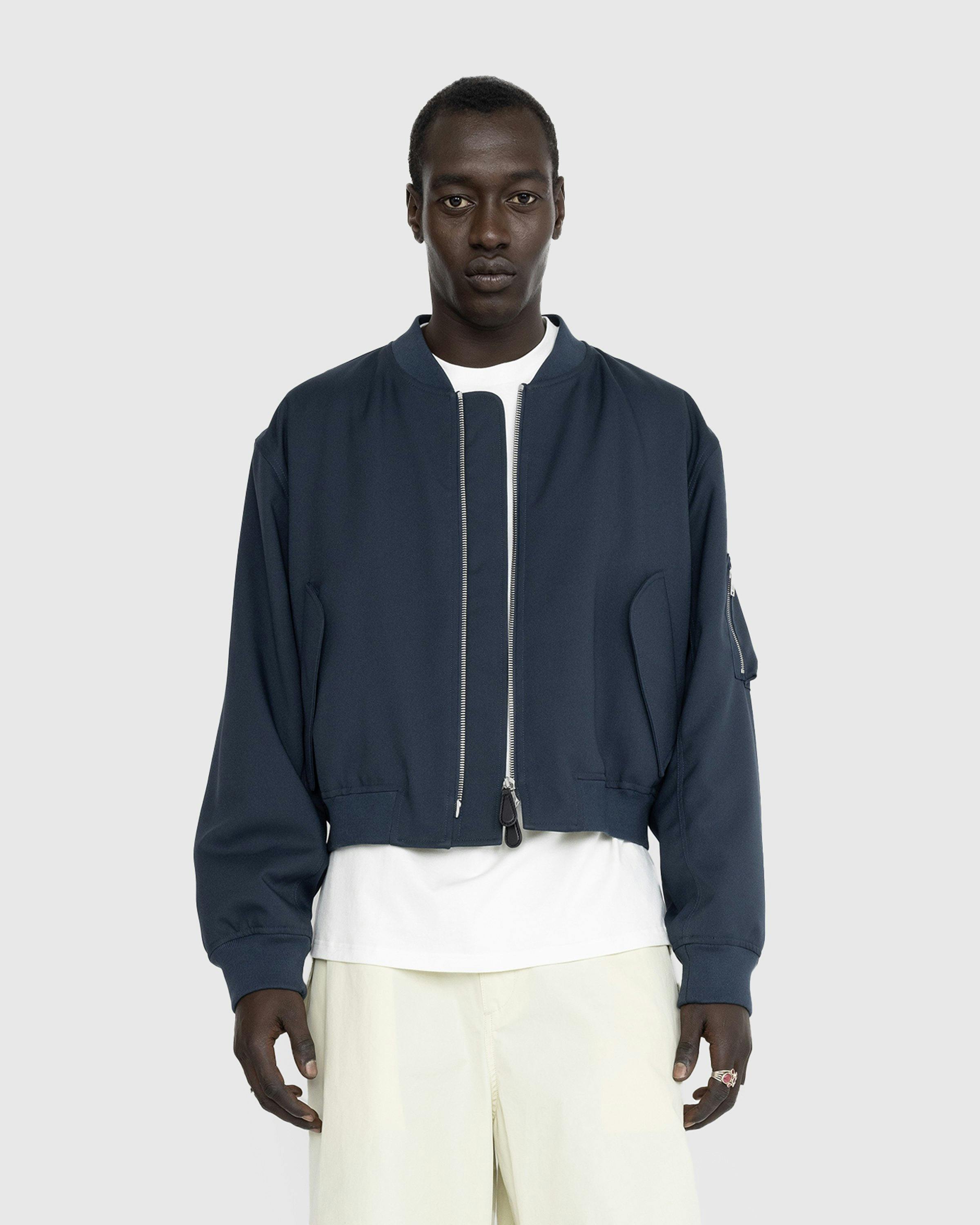 Jil Sander - Zip-Up Blouson Marine - Clothing - Blue - Image 2