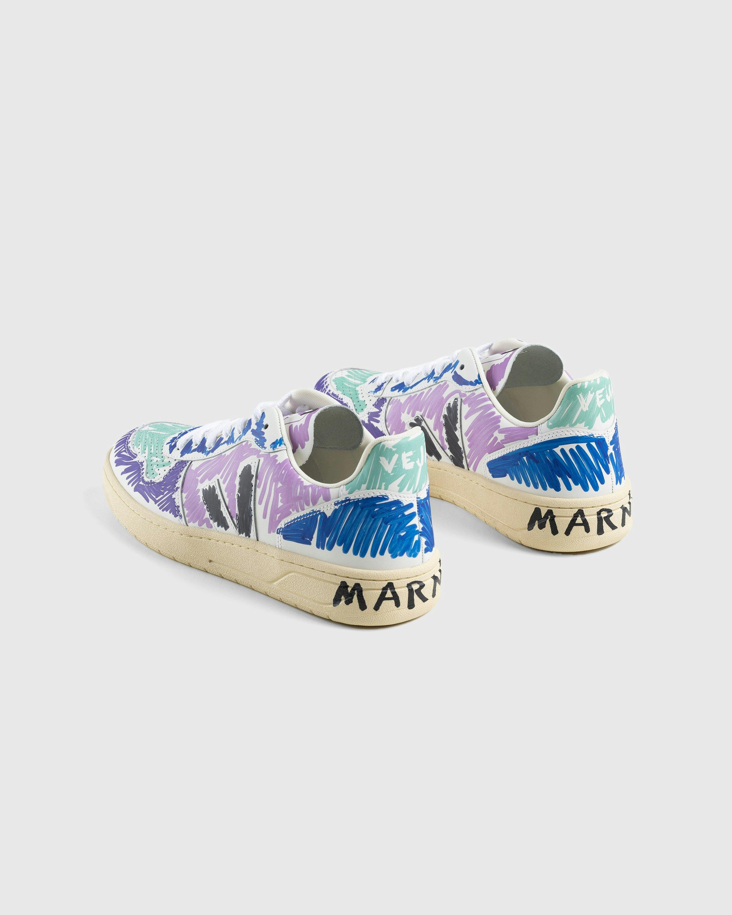 VEJA x Marni - V-10 Leather Orchid Black - Footwear - Multi - Image 5