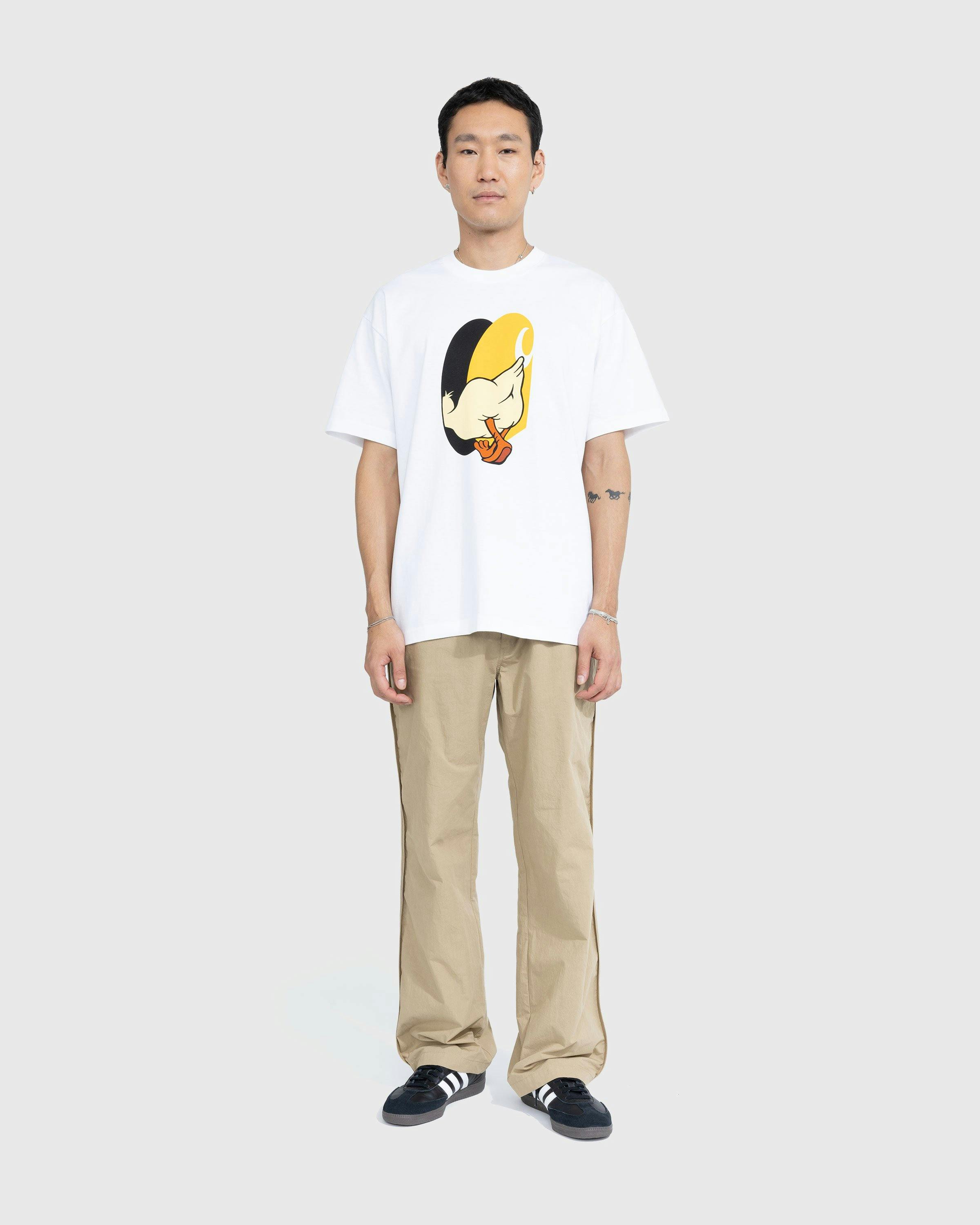 Carhartt WIP - Deadkebab Knock Knock T-Shirt White - Clothing - White - Image 3