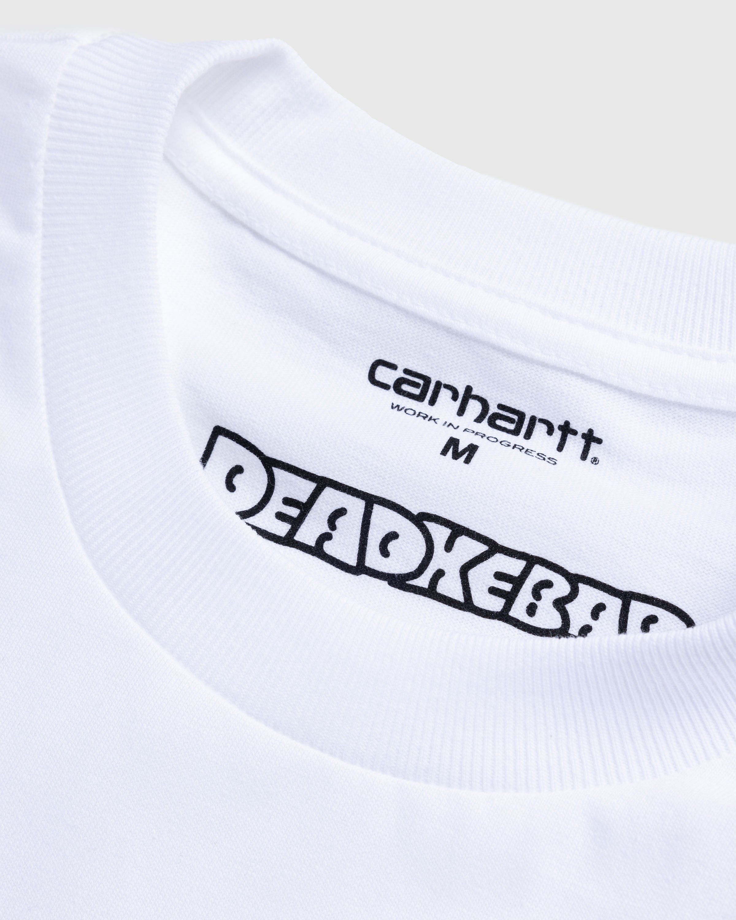 Carhartt WIP - Deadkebab Knock Knock T-Shirt White - Clothing - White - Image 5