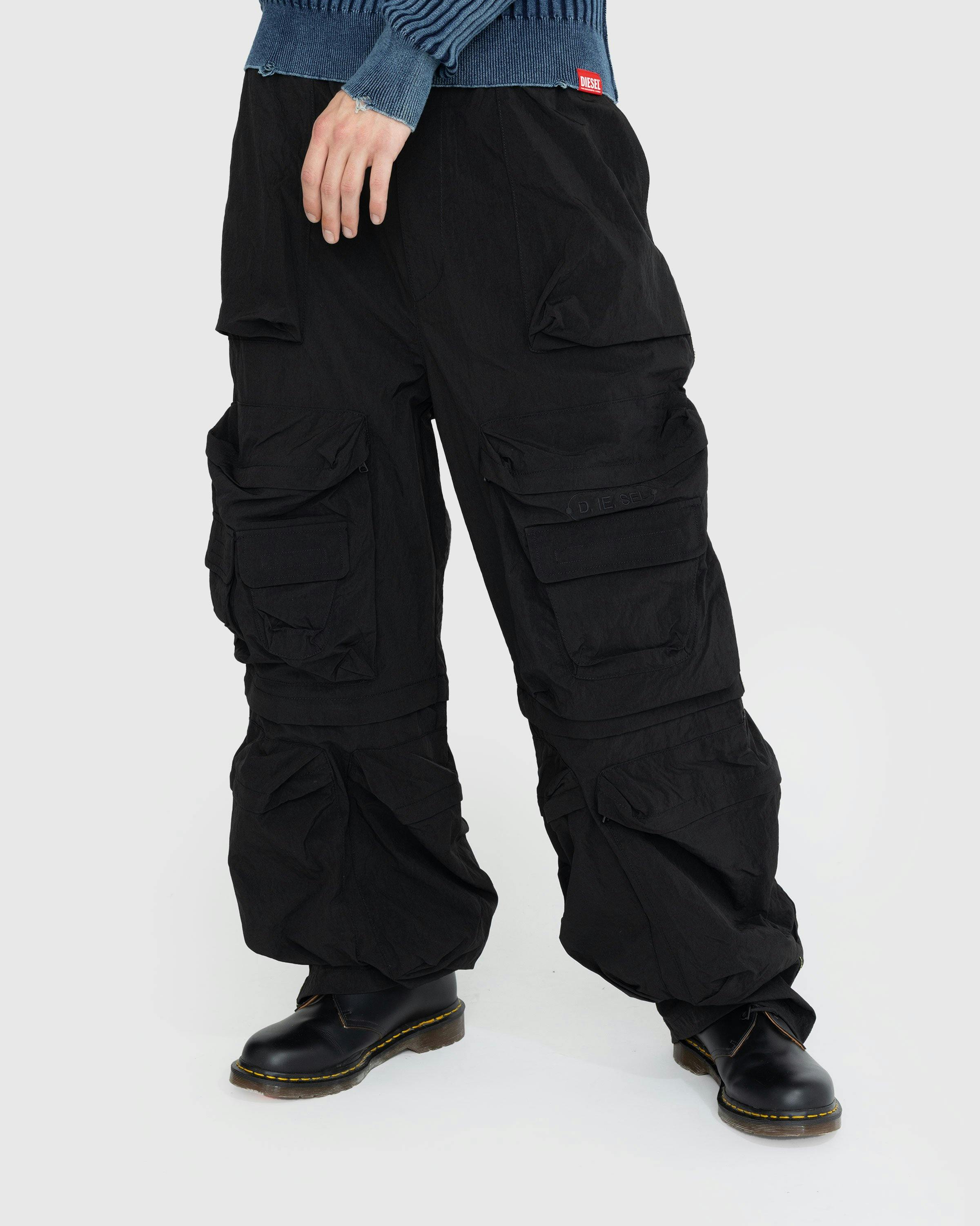 Diesel - P-Staind Cargo Trousers Black - Clothing - Black - Image 3