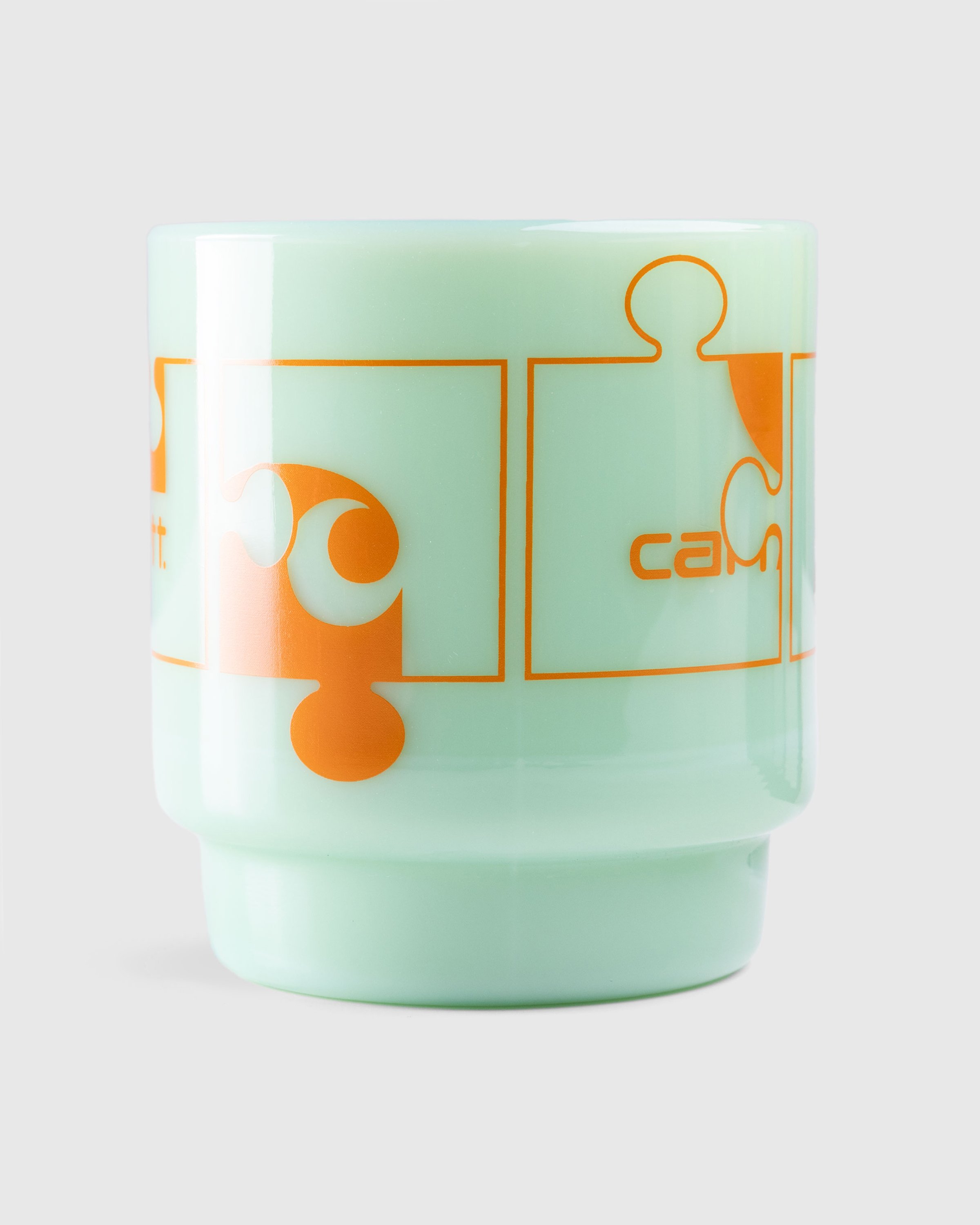 Carhartt WIP - Assemble Glass Mug Orange - Lifestyle - Orange - Image 3