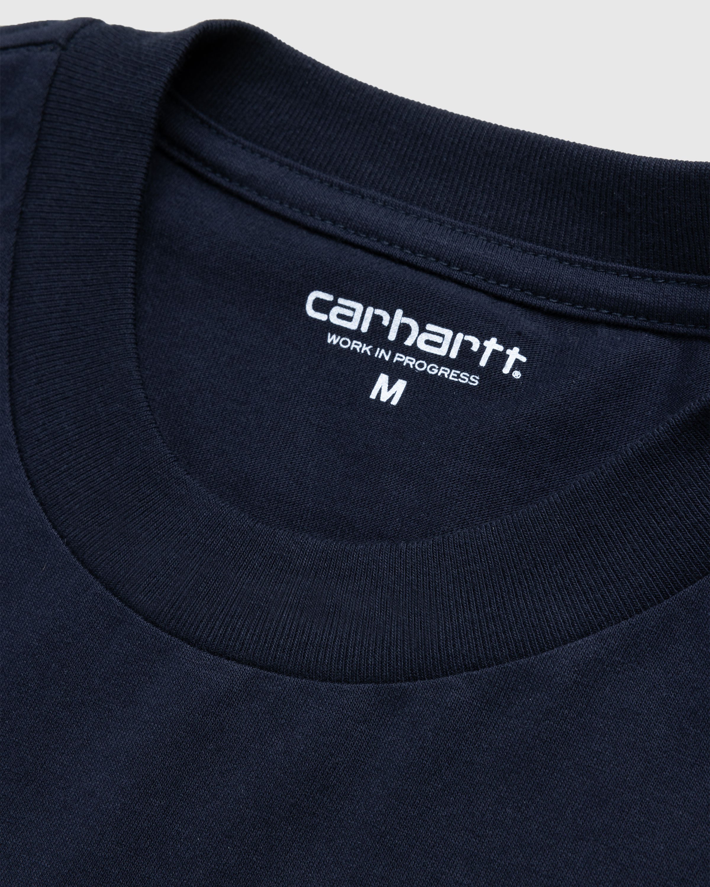 Carhartt WIP - S/S Heart Patch T-Shirt Blue - Clothing - Blue - Image 7