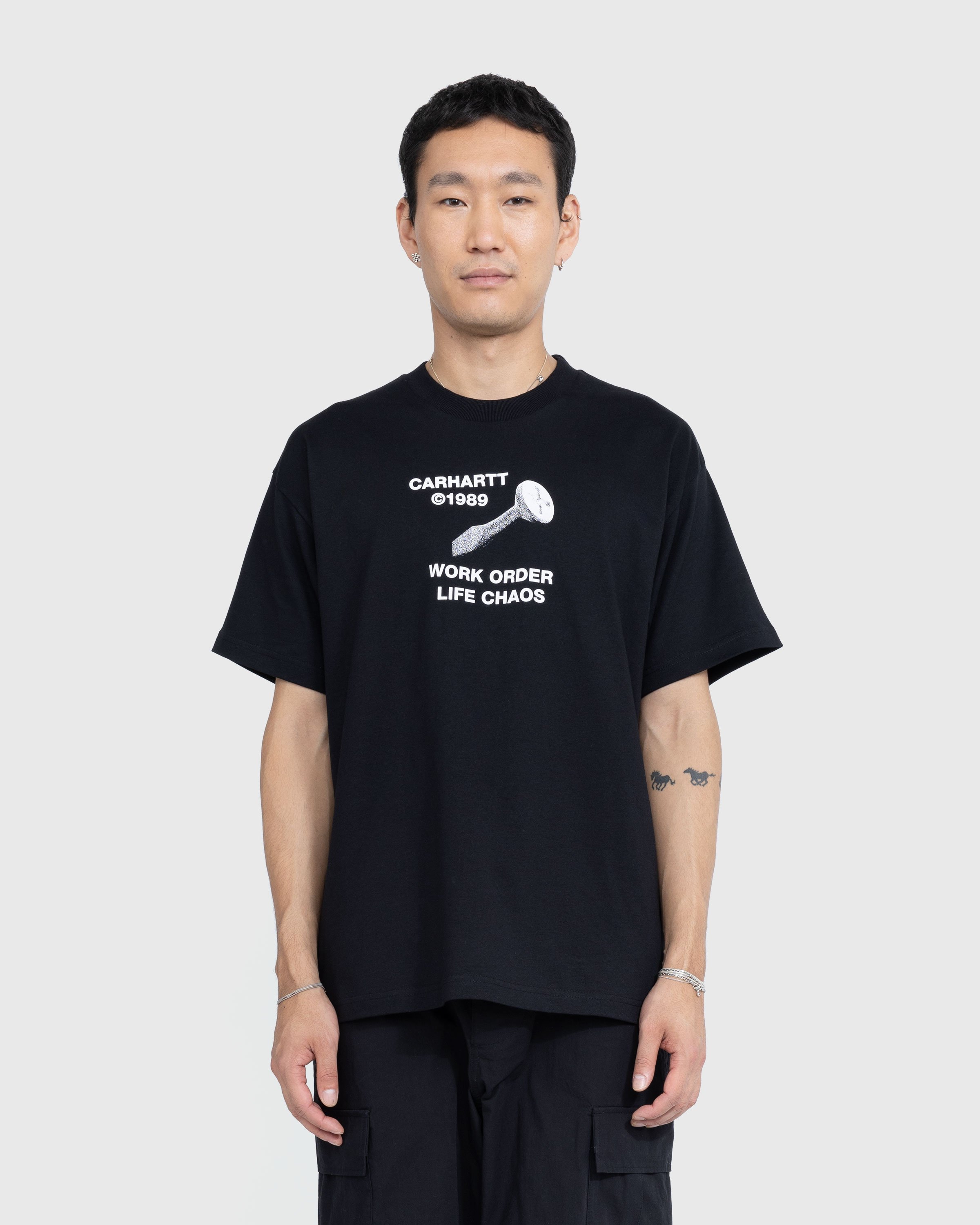 Carhartt WIP - Strange Screw T-Shirt Black - Clothing - Black - Image 2