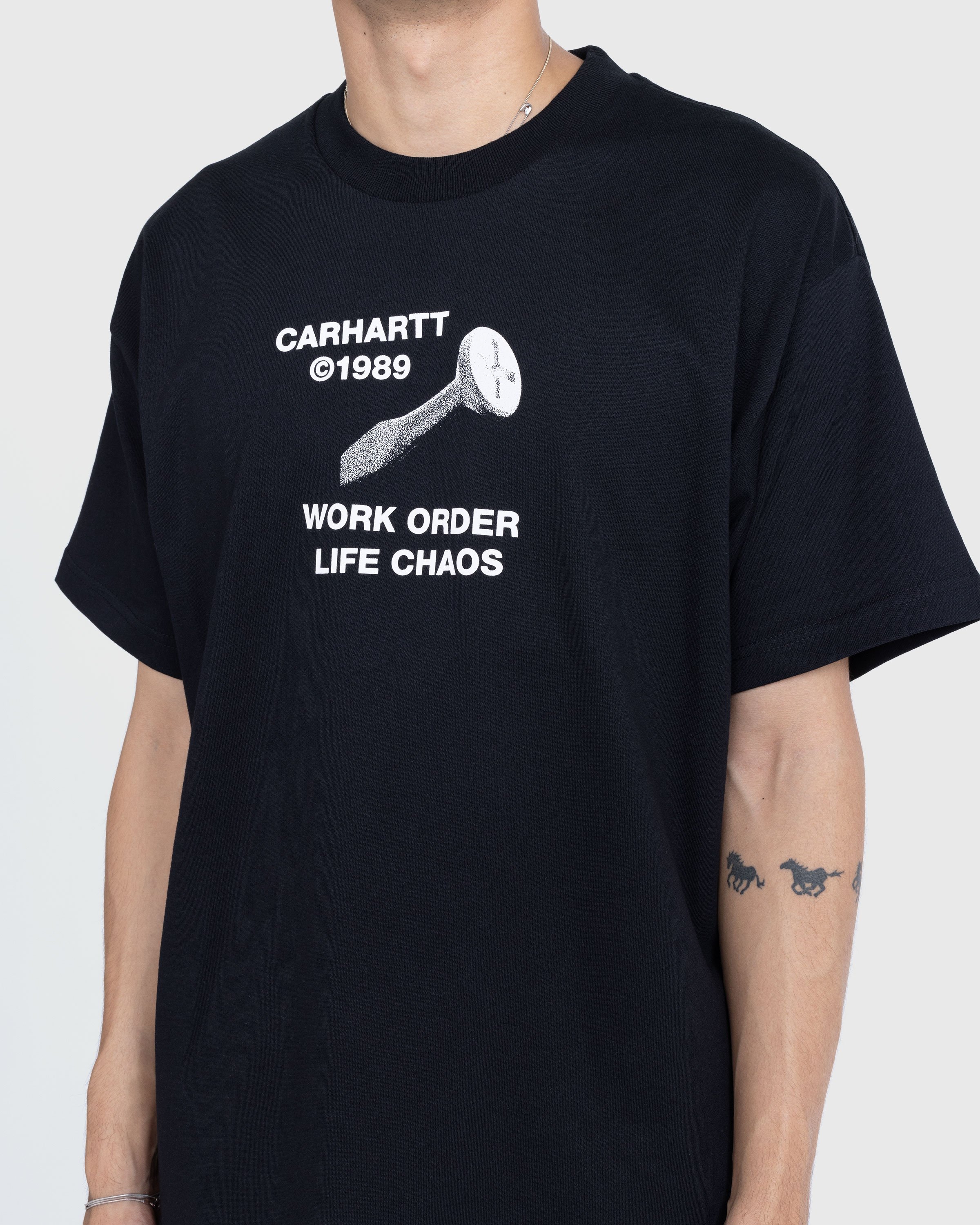 Carhartt WIP - Strange Screw T-Shirt Black - Clothing - Black - Image 7