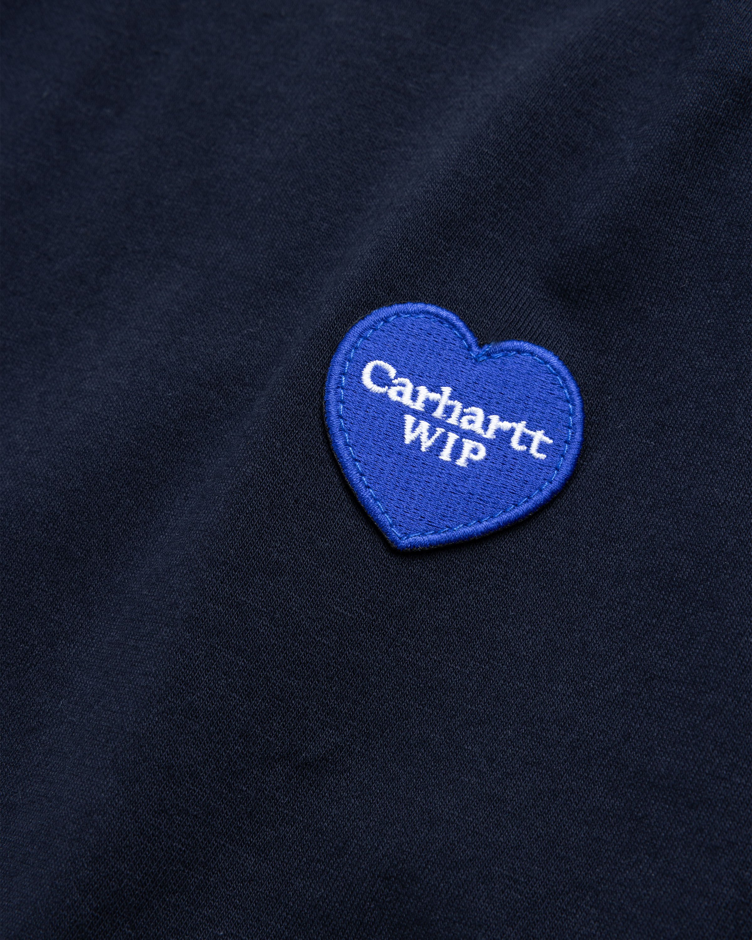 Carhartt WIP - S/S Heart Patch T-Shirt Blue - Clothing - Blue - Image 6