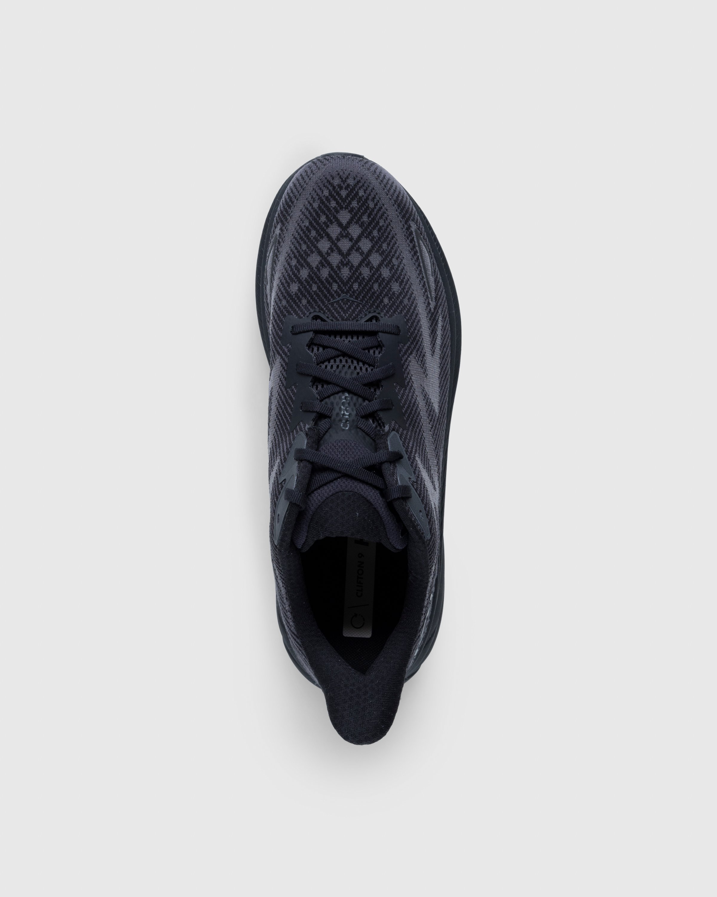 HOKA - Clifton 9 Wide Black/Black - Footwear - Black - Image 4