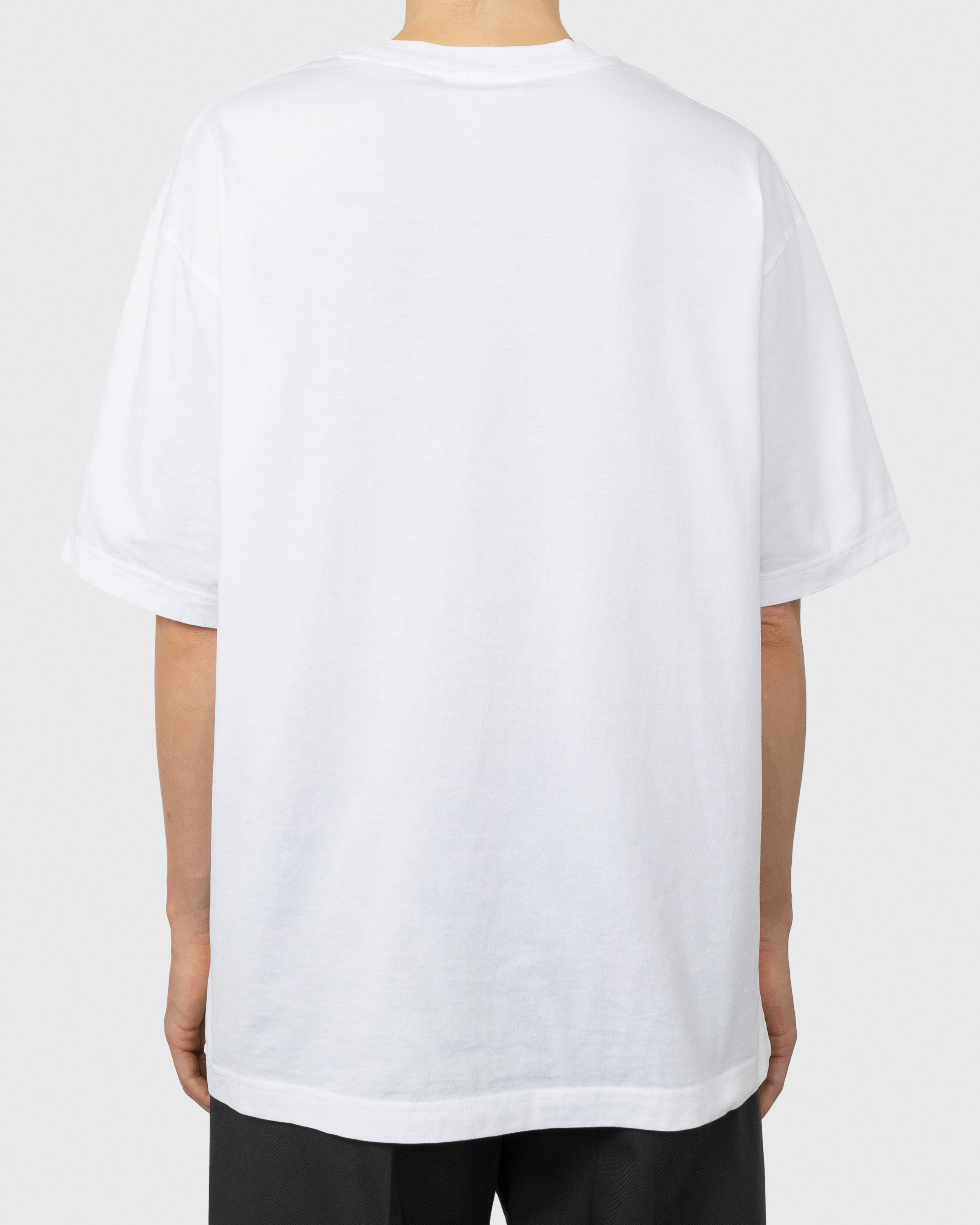 Acne Studios - Organic Cotton Pocket T-Shirt White - Clothing - White - Image 4