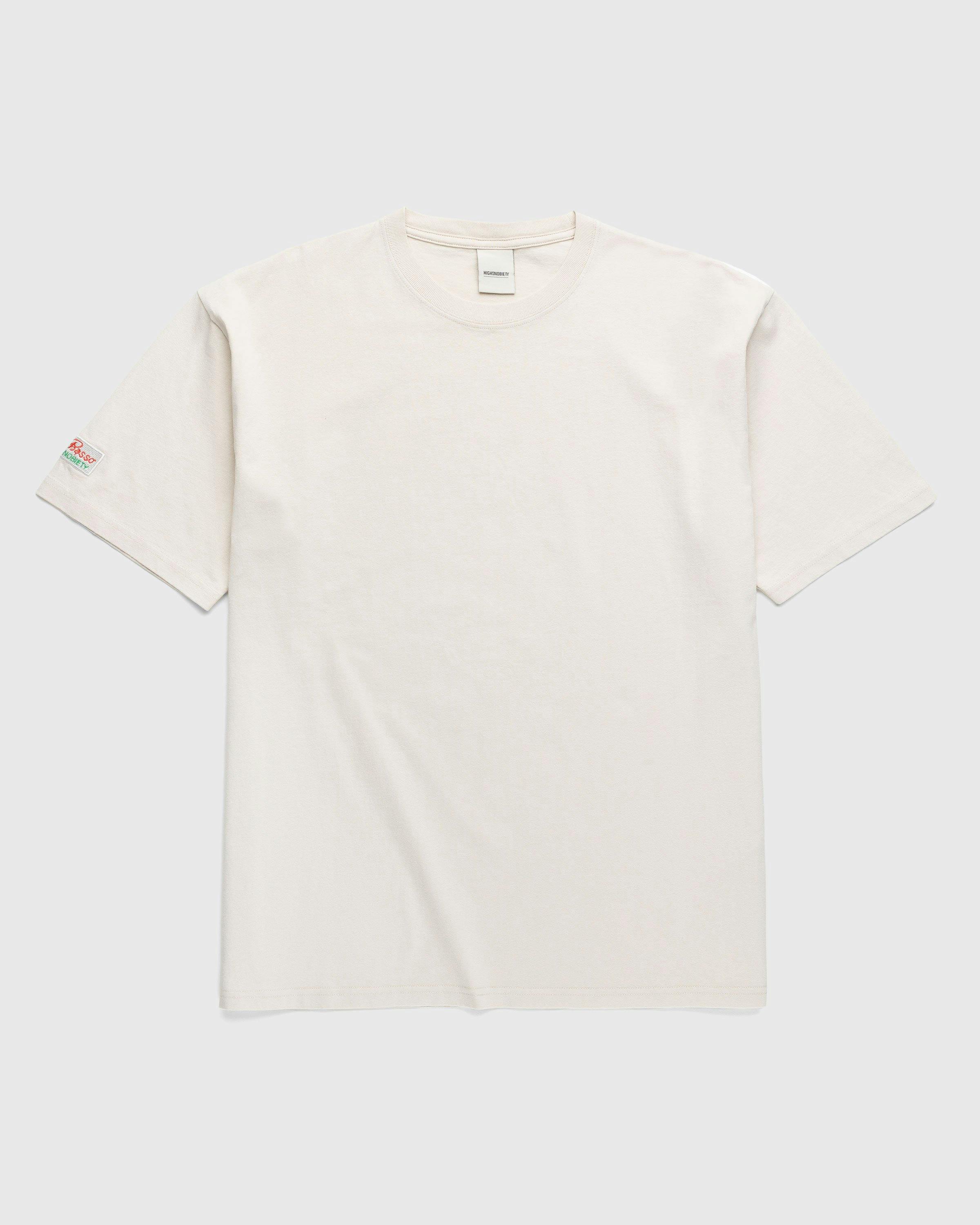 Bar Basso x Highsnobiety - Illustrated Graphic T-Shirt Eggshell - Clothing - Beige - Image 3