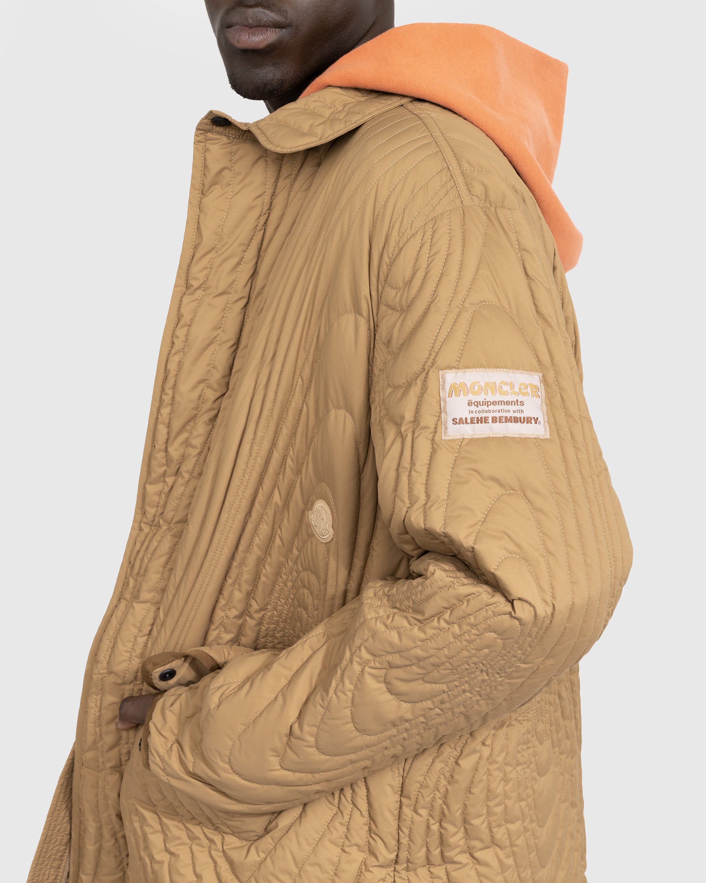 Moncler x Salehe Bembury - Harter-Heighway Down Jacket Brown - Clothing - Brown - Image 4
