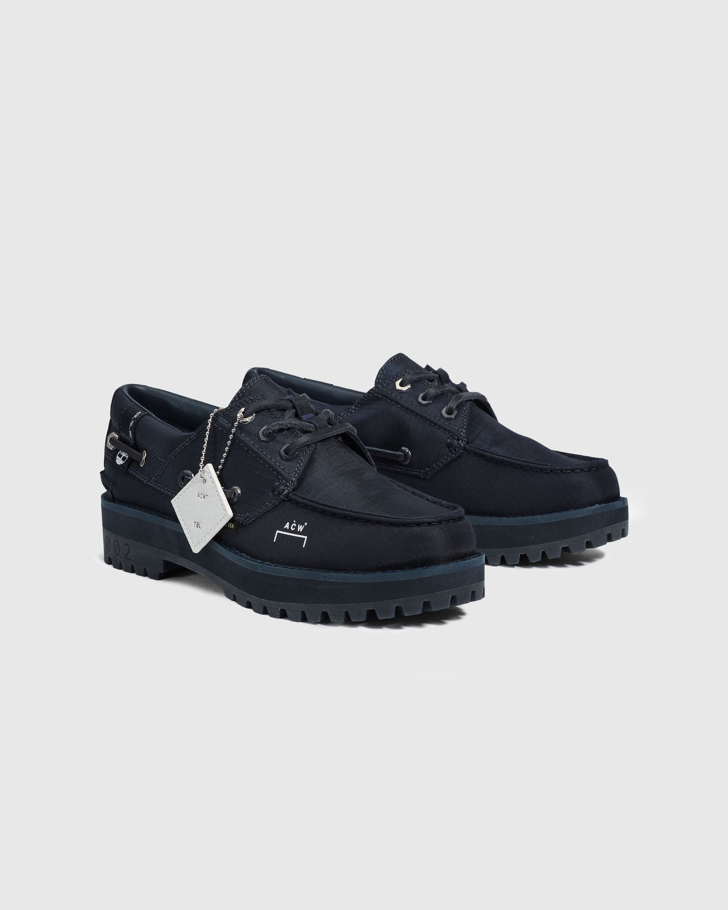 A-Cold-Wall* x Timberland - 3-Eye Boat Shoe Dark Sapphire Navy - Footwear - Blue - Image 3
