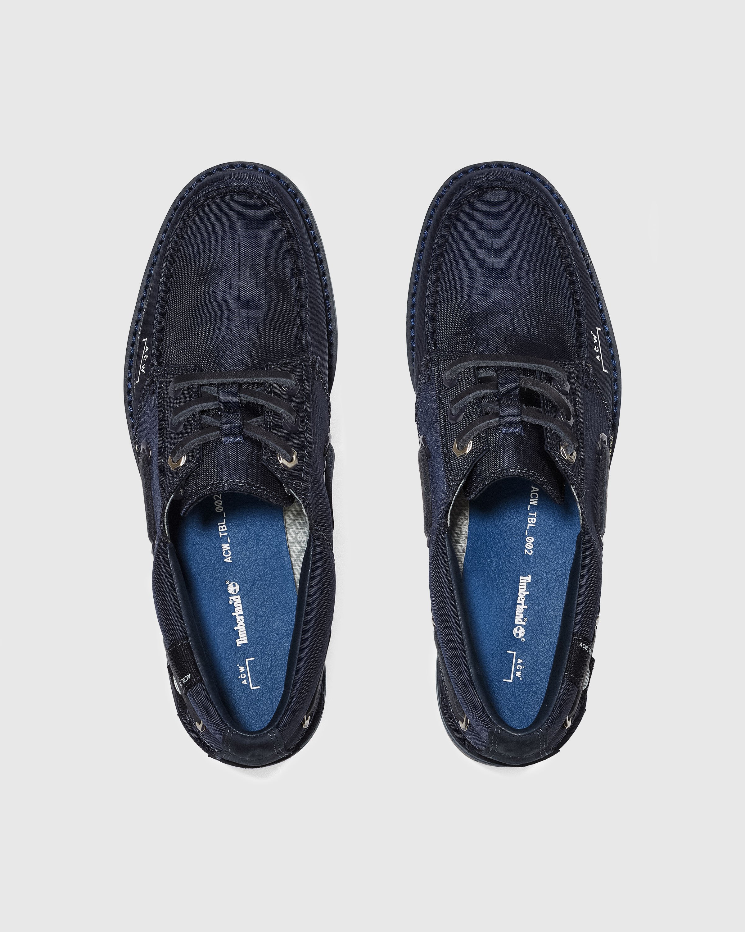 A-Cold-Wall* x Timberland - 3-Eye Boat Shoe Dark Sapphire Navy - Footwear - Blue - Image 5