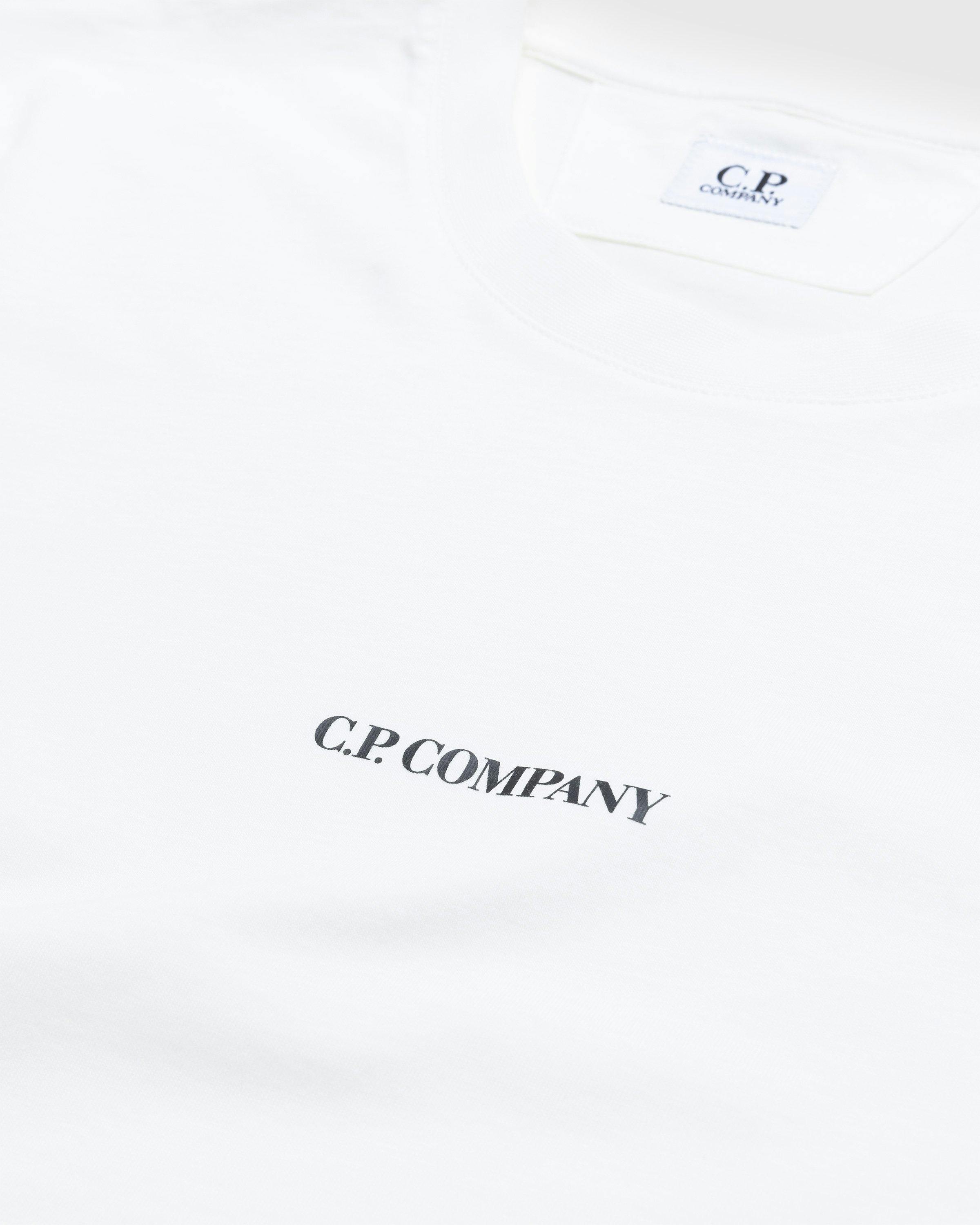 C.P. Company - 30/1 Logo T-Shirt White - Clothing - White - Image 5