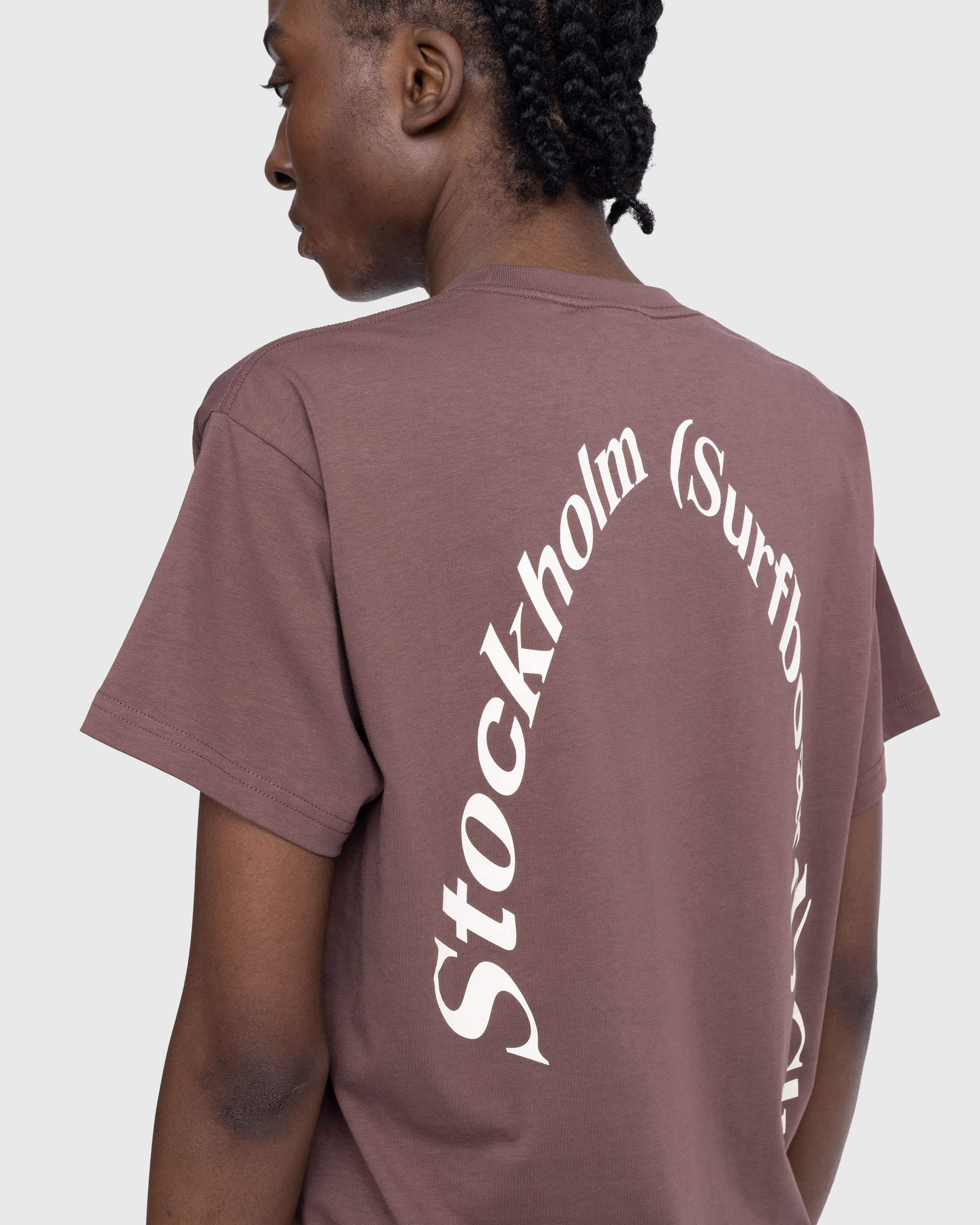 Stockholm Surfboard Club - Logo T-Shirt Brown - Clothing - Brown - Image 5