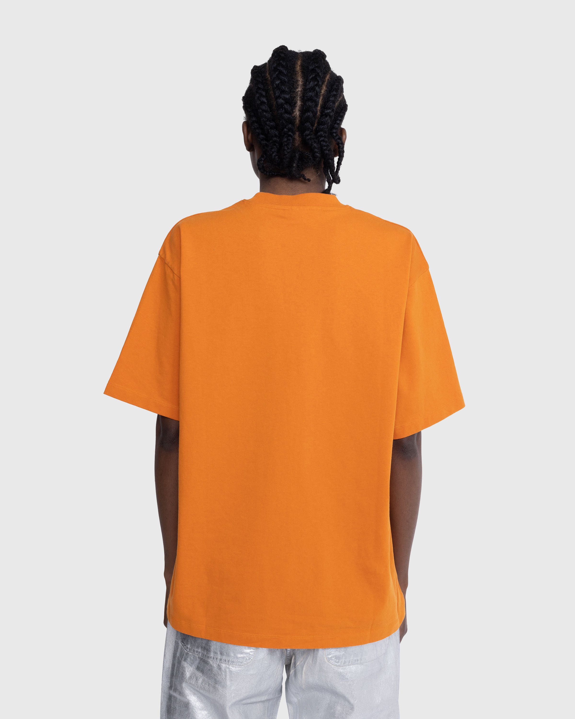 Stockholm Surfboard Club - Embroidered Logo T-Shirt Carrot Orange - Clothing - Orange - Image 3