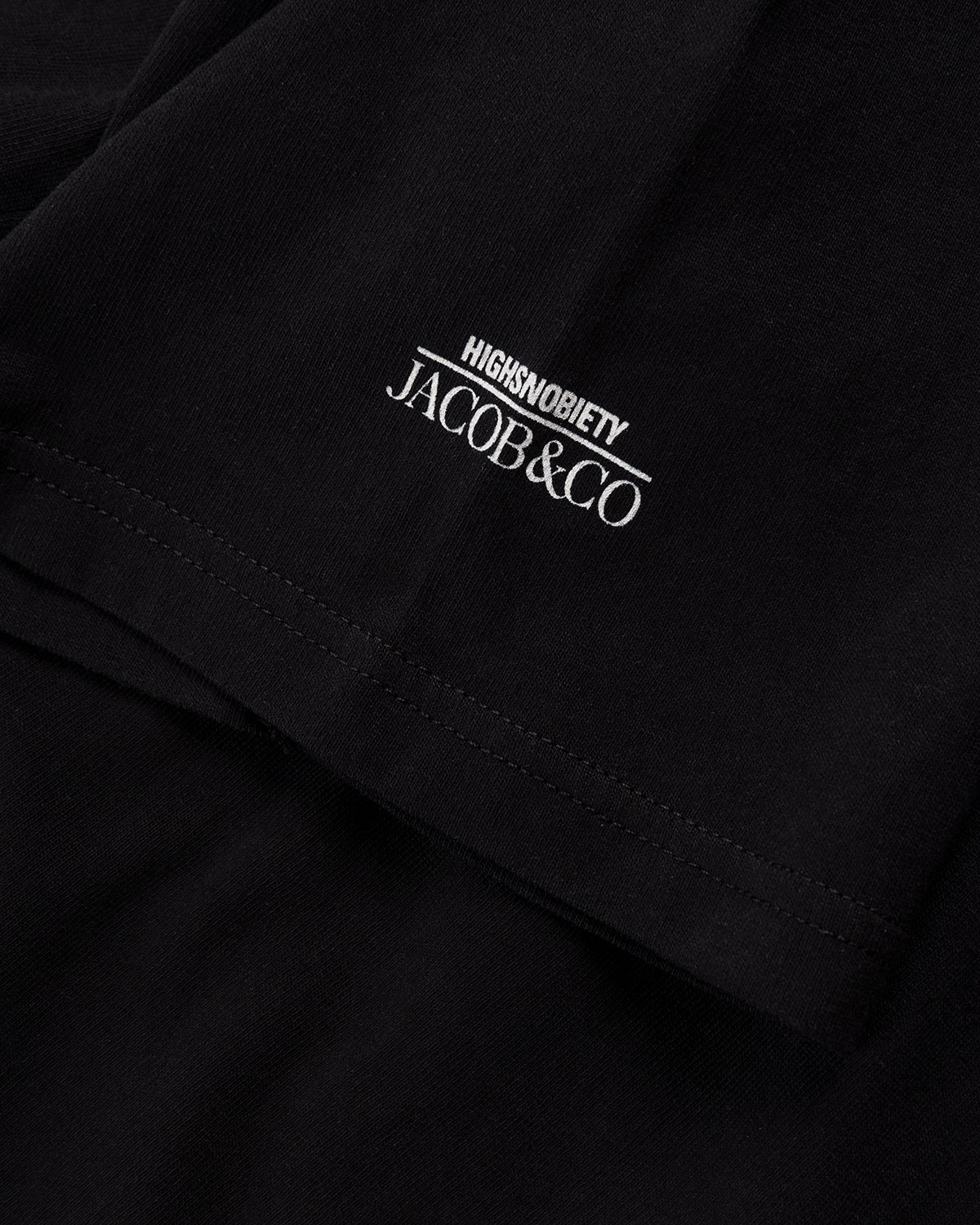 Jacob & Co. x Highsnobiety - Dollar Sign Pendant T-Shirt Black - Clothing - Black - Image 5