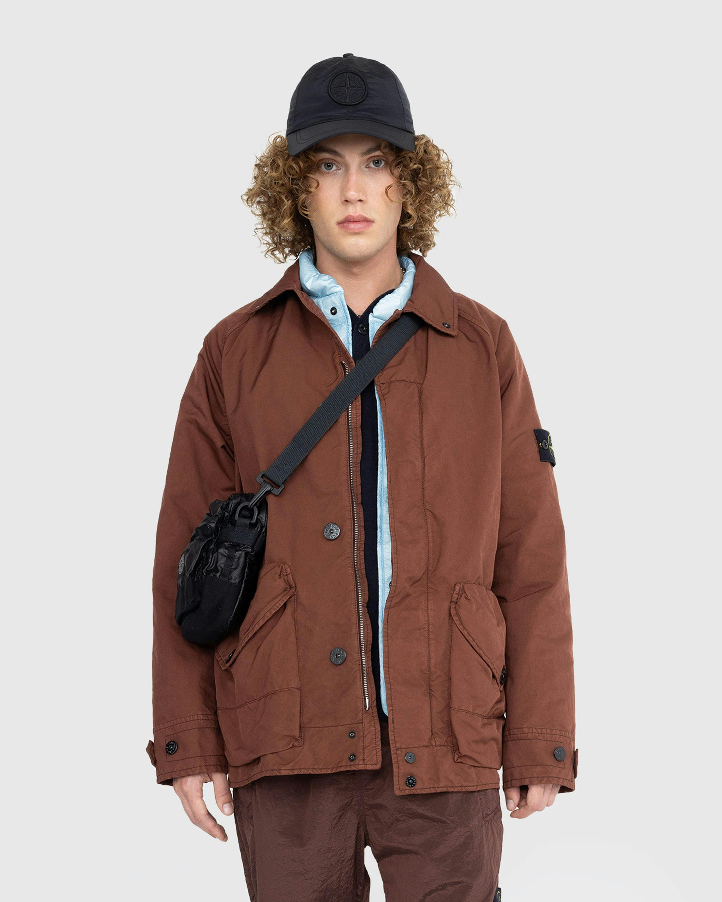 Stone Island - David-TC Down Jacket Maroon/Blue - Clothing - Brown - Image 2