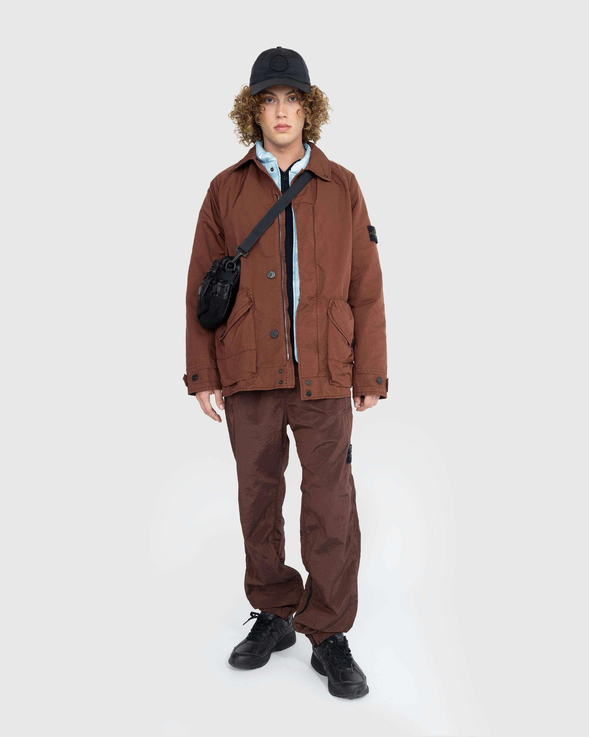 Stone Island - David-TC Down Jacket Maroon/Blue - Clothing - Brown - Image 3