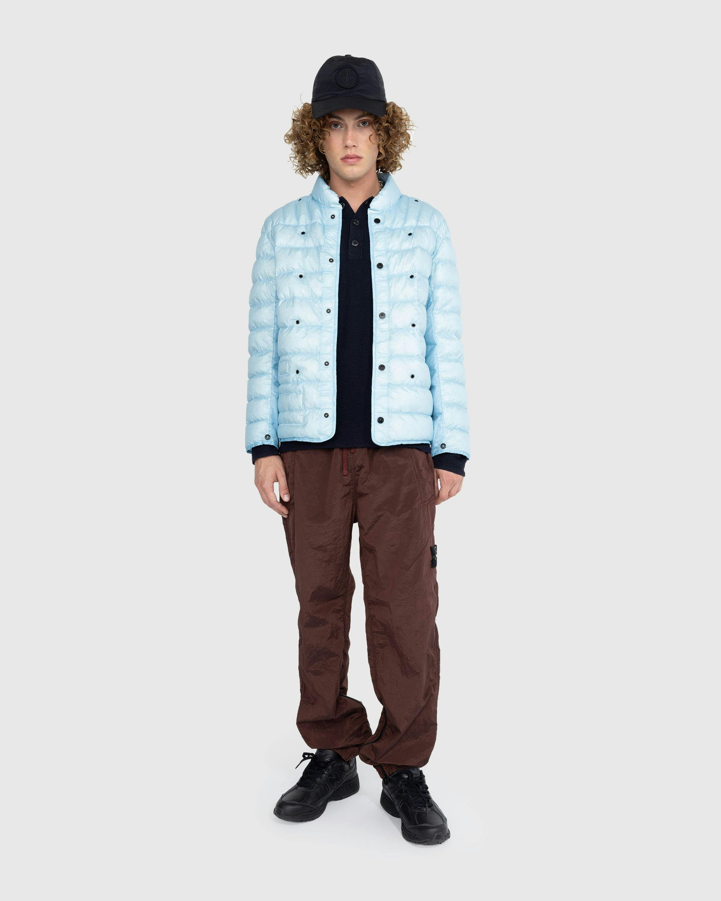 Stone Island - David-TC Down Jacket Maroon/Blue - Clothing - Brown - Image 4