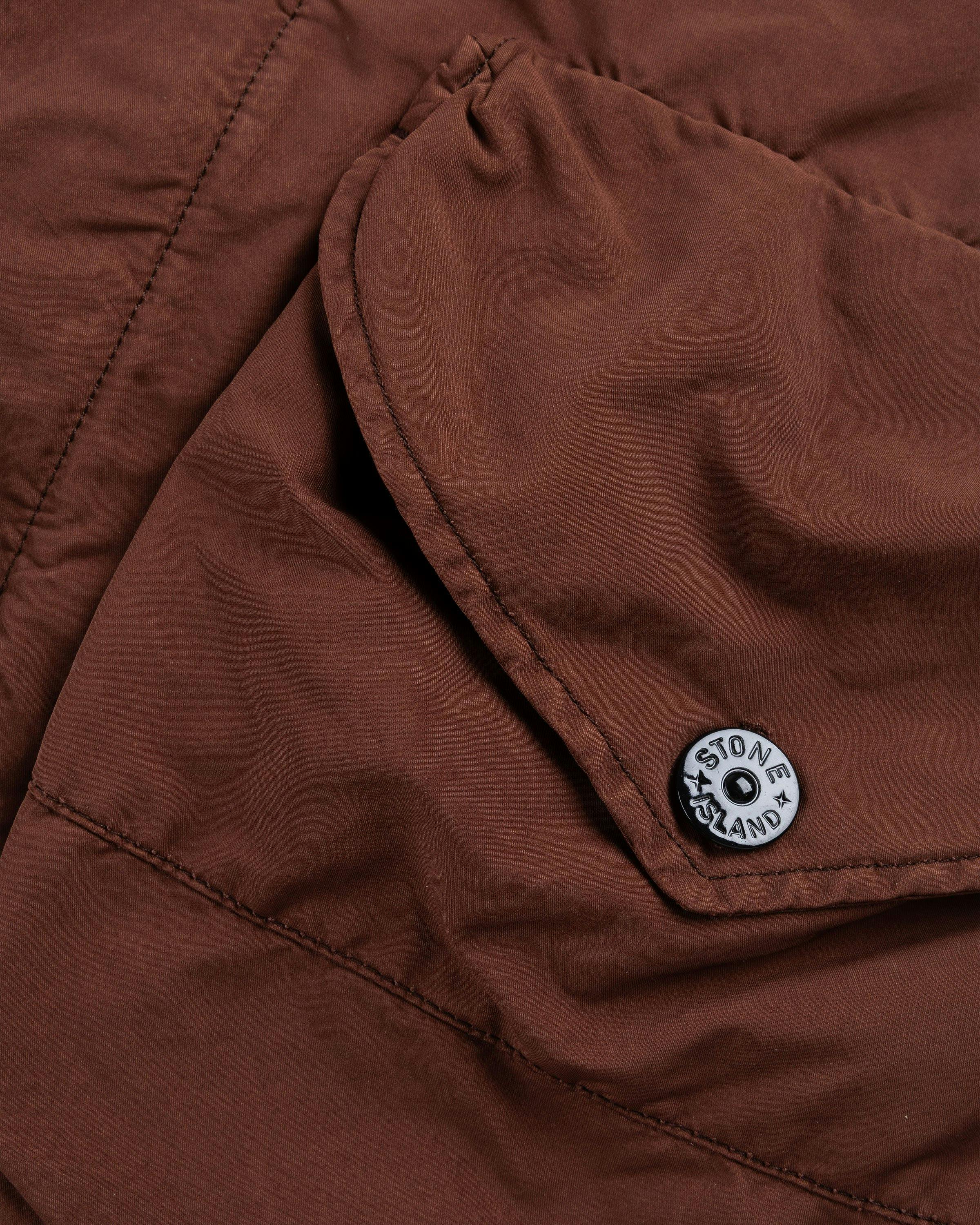 Stone Island - David-TC Down Jacket Maroon/Blue - Clothing - Brown - Image 7