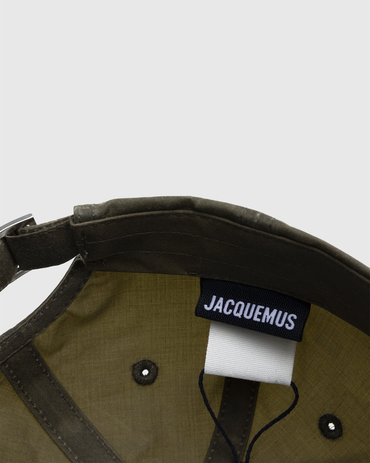 JACQUEMUS - La Casquette Jacquemus Dark Khaki - Accessories - Green - Image 6