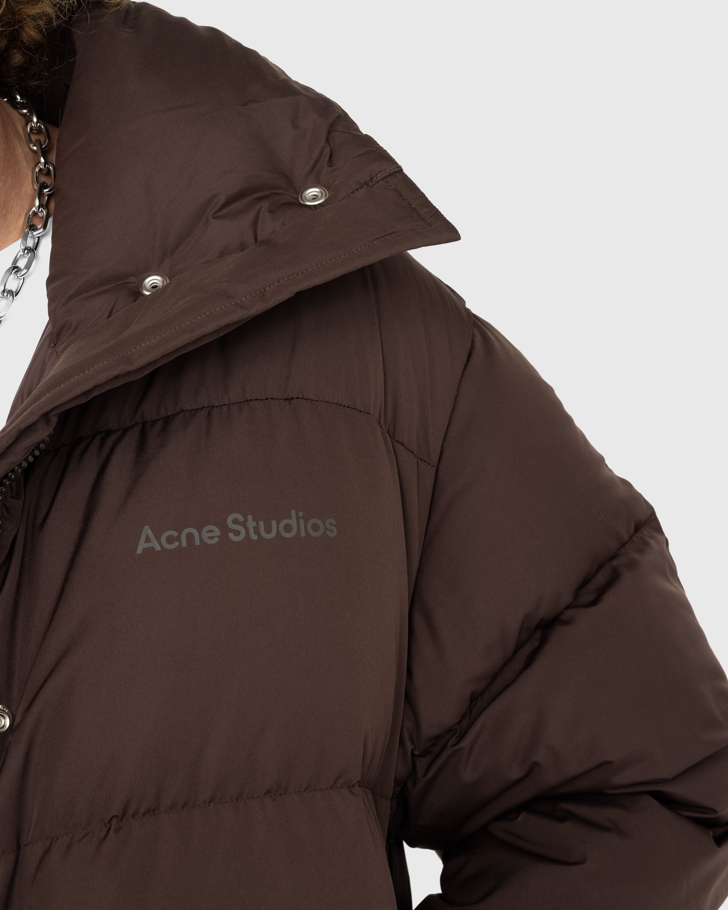 Acne Studios - Puffer Jacket Coffee Brown - Clothing - Brown - Image 4