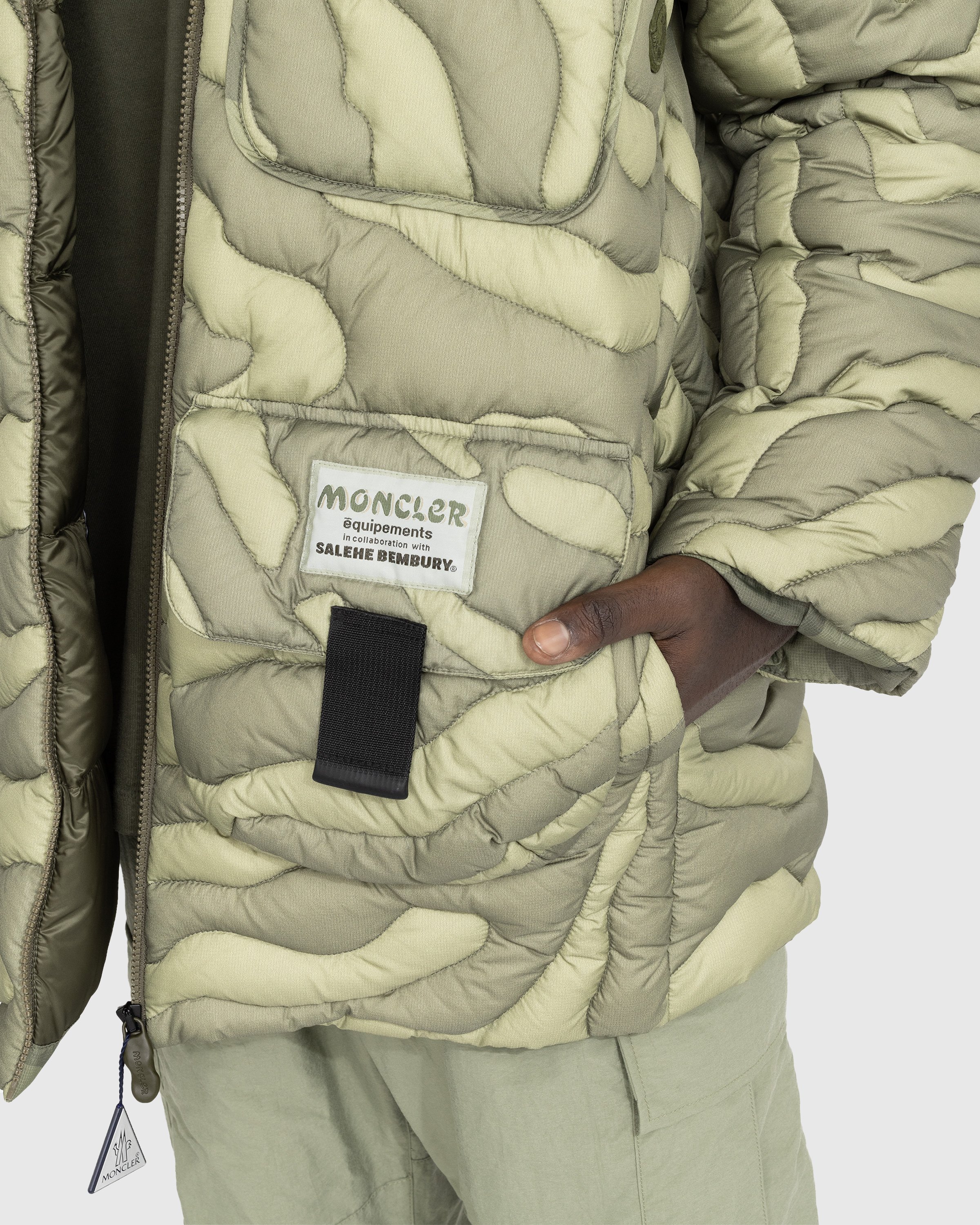 Moncler x Salehe Bembury - Peano Down Jacket Green - Clothing - Green - Image 4