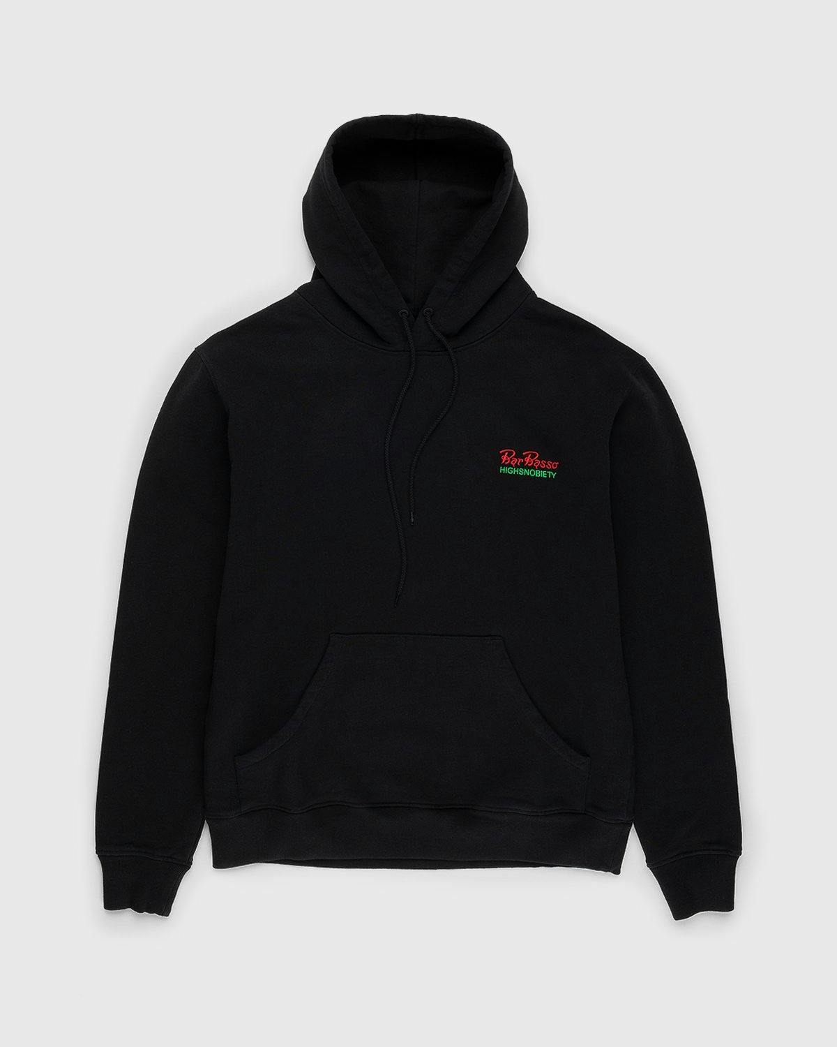 Bar Basso x Highsnobiety - Cocktail Glass Hoodie Black - Clothing - Black - Image 2