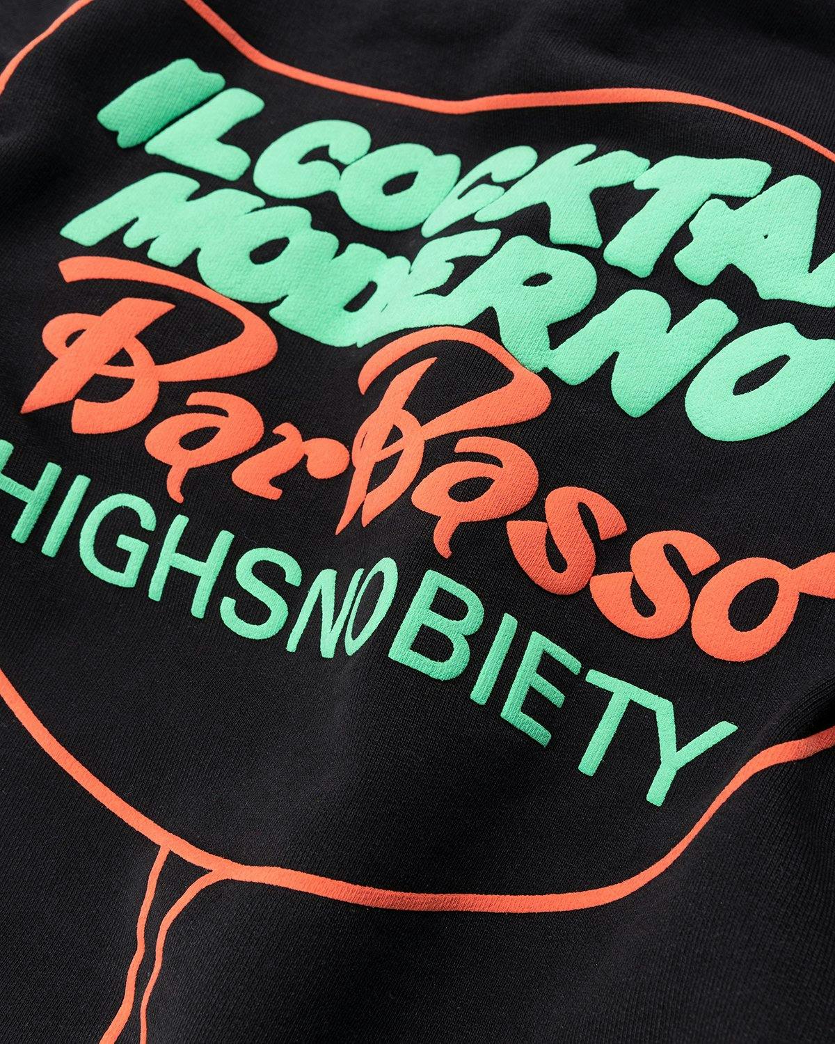 Bar Basso x Highsnobiety - Cocktail Glass Hoodie Black - Clothing - Black - Image 4