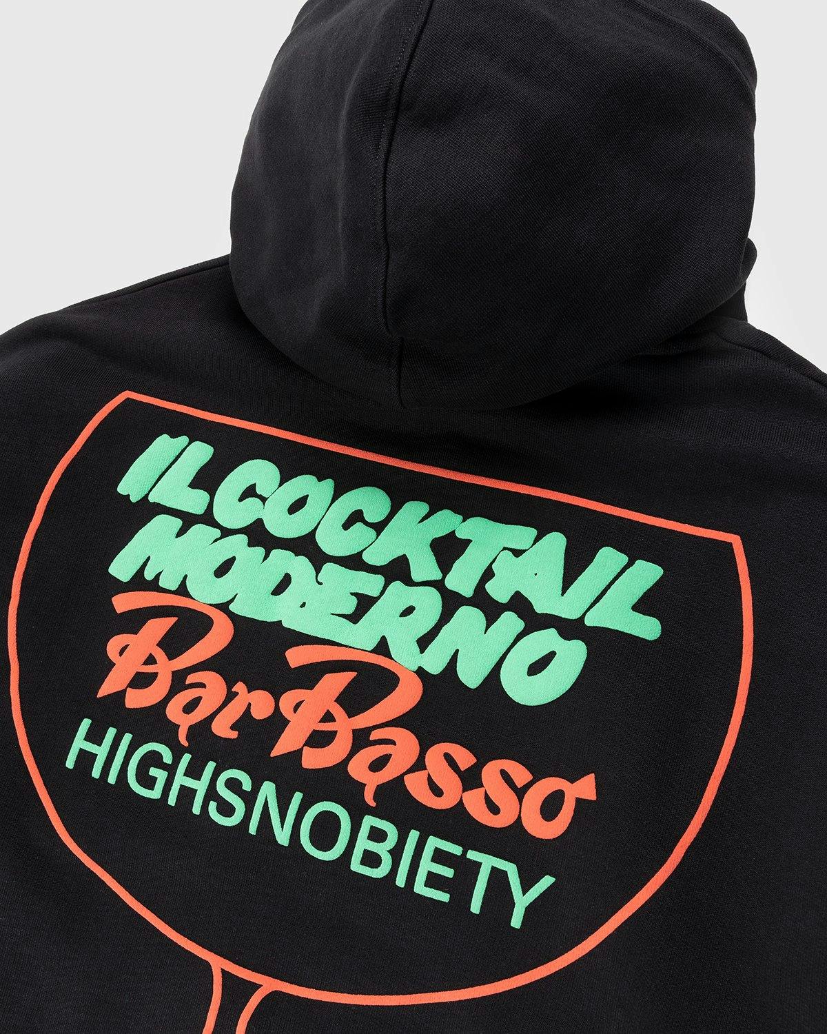 Bar Basso x Highsnobiety - Cocktail Glass Hoodie Black - Clothing - Black - Image 5