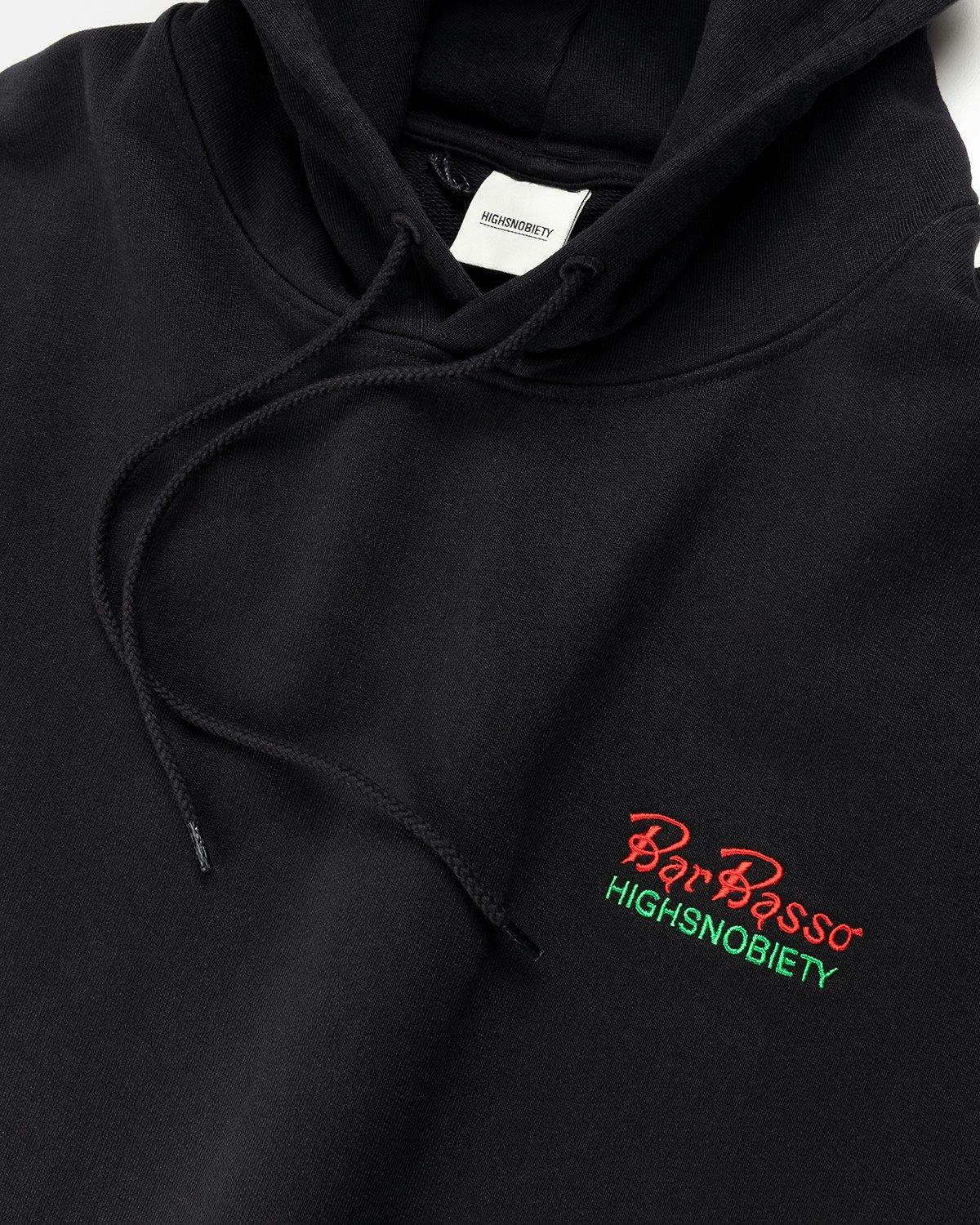 Bar Basso x Highsnobiety - Cocktail Glass Hoodie Black - Clothing - Black - Image 6