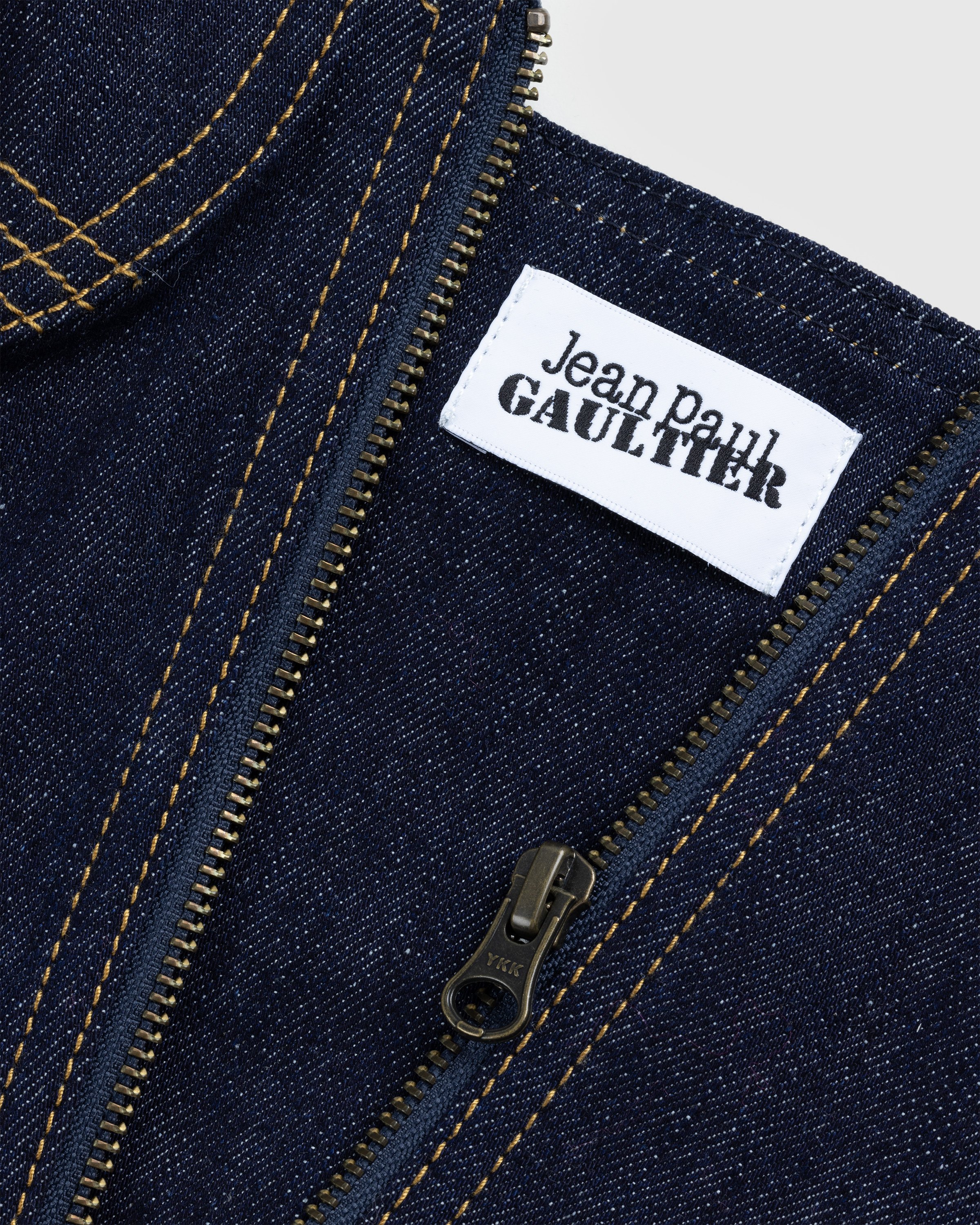 Jean Paul Gaultier - Topstitch Corset Indigo - Clothing - Blue - Image 3