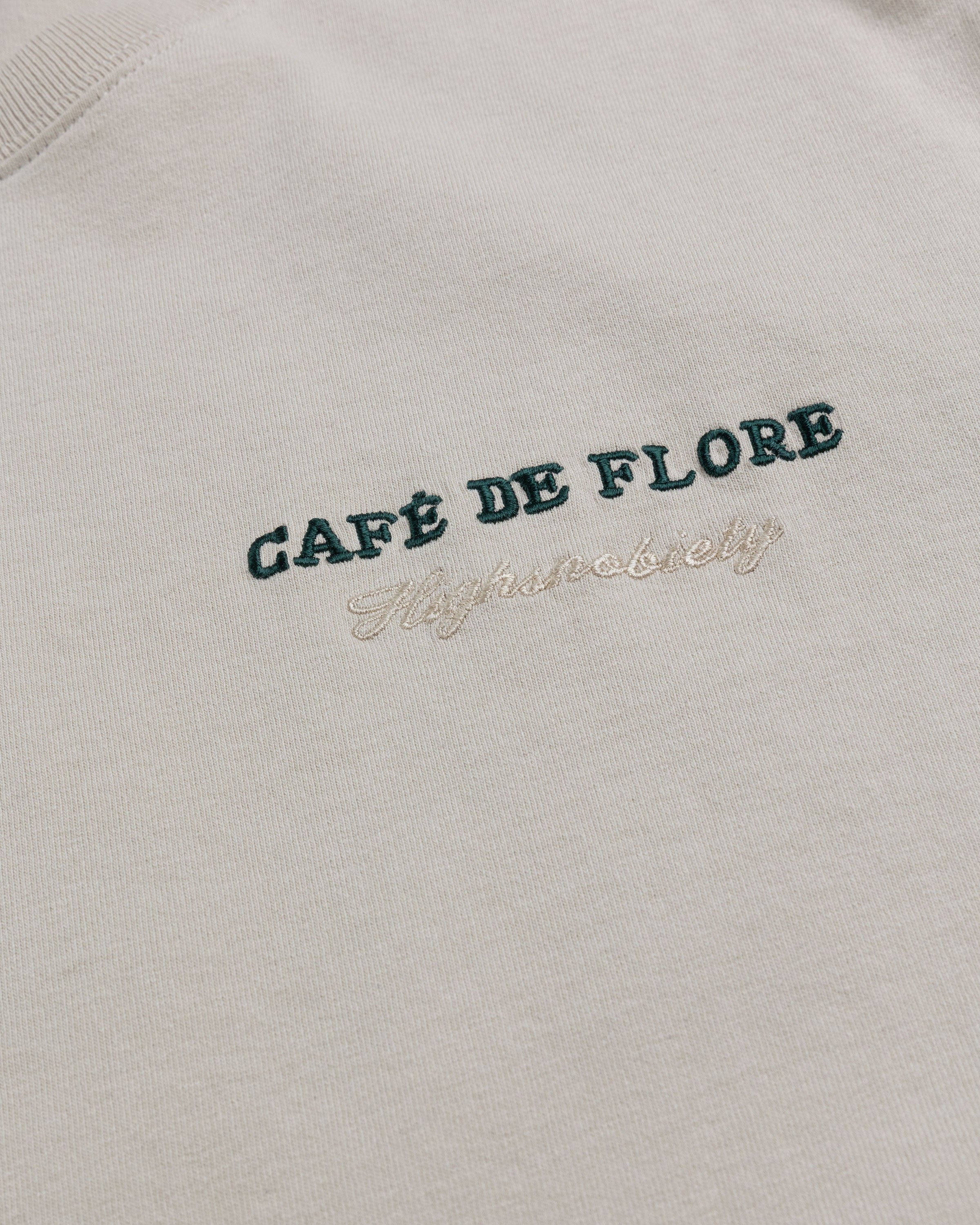 Café de Flore x Highsnobiety - Short Sleeve T-Shirt Eggshell - Clothing - Beige - Image 5