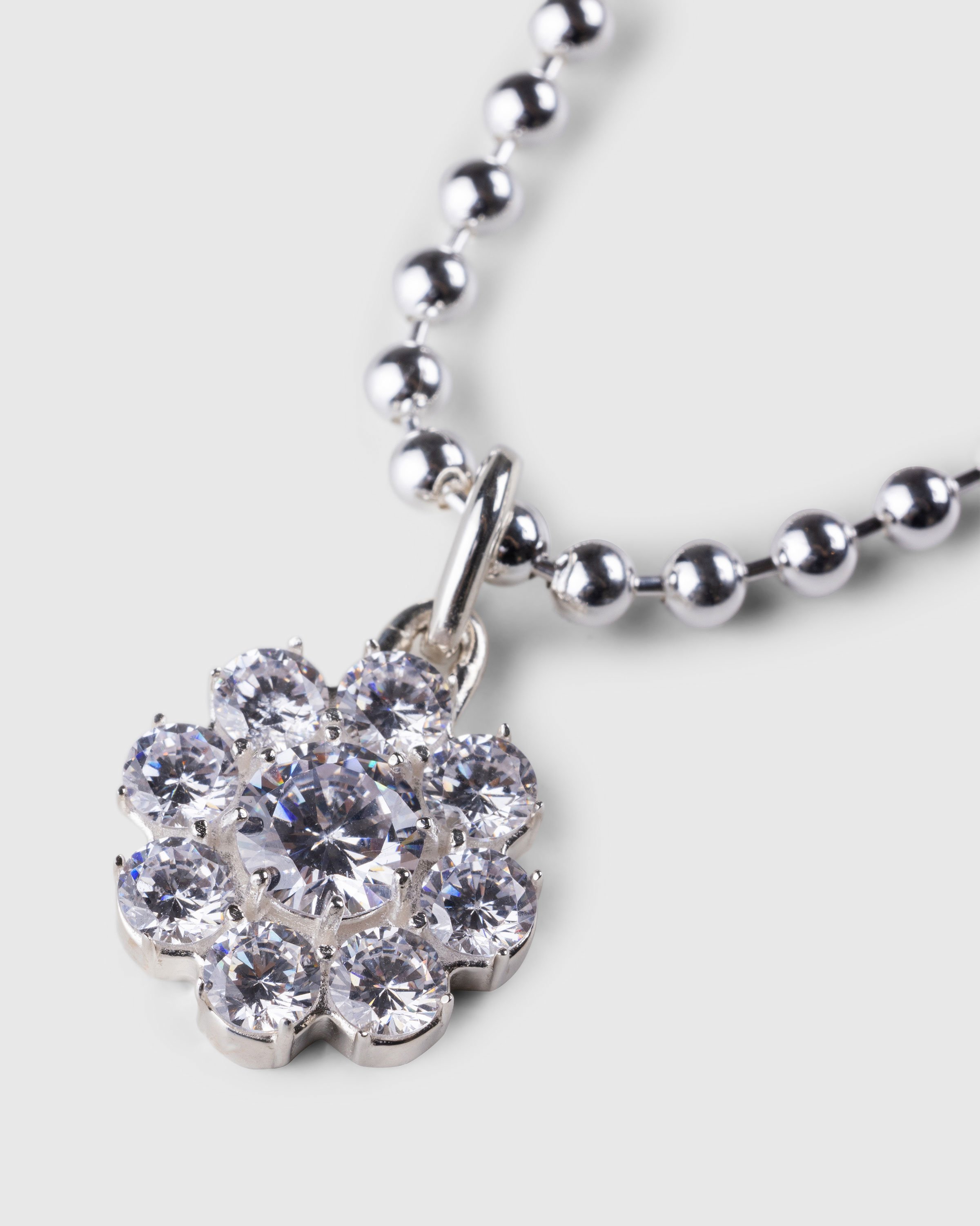 Hatton Labs - Daisy Pendant Necklace Silver/White - Accessories - Multi - Image 2