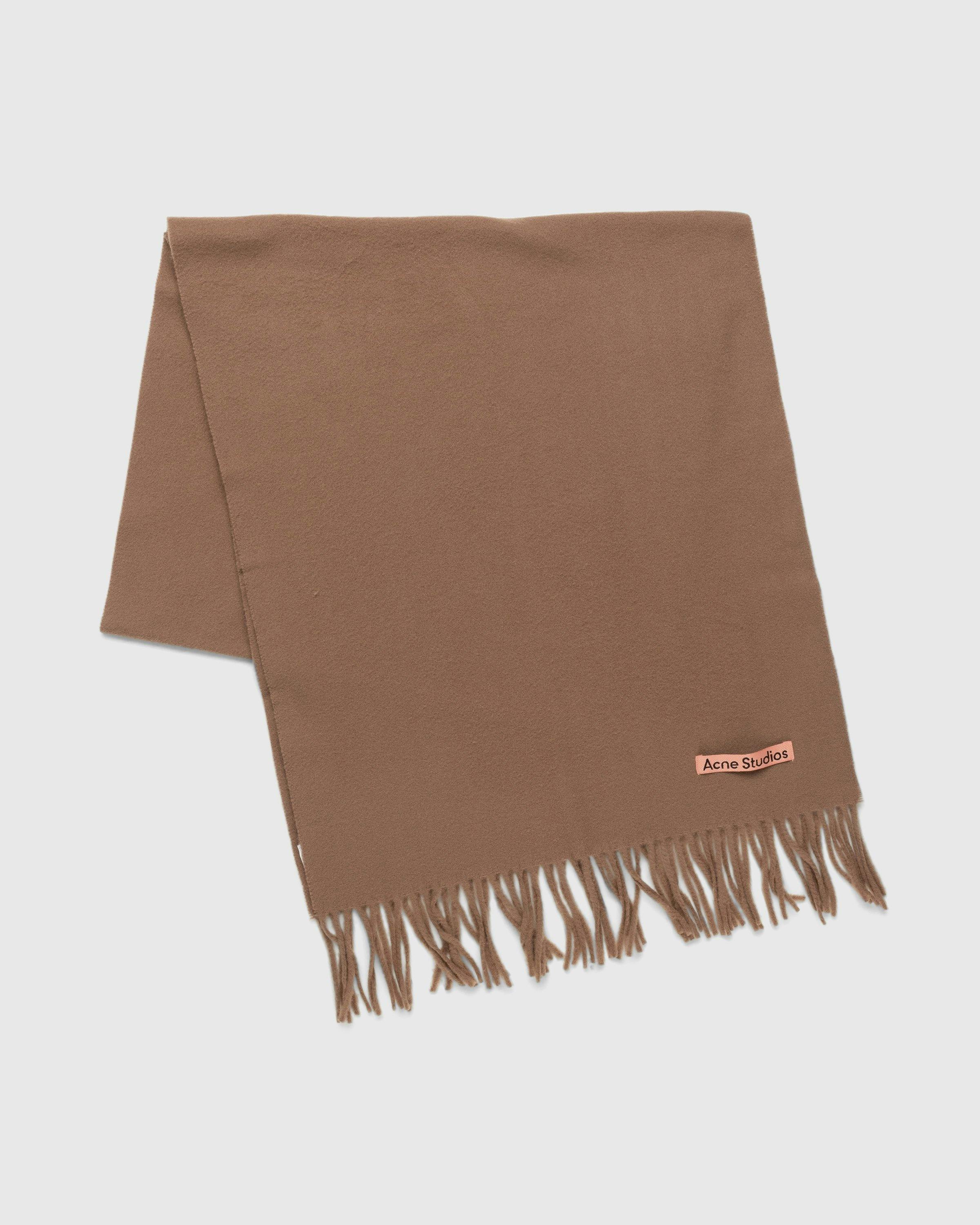 Acne Studios - Wool Fringe Scarf Brown - Accessories - Brown - Image 2