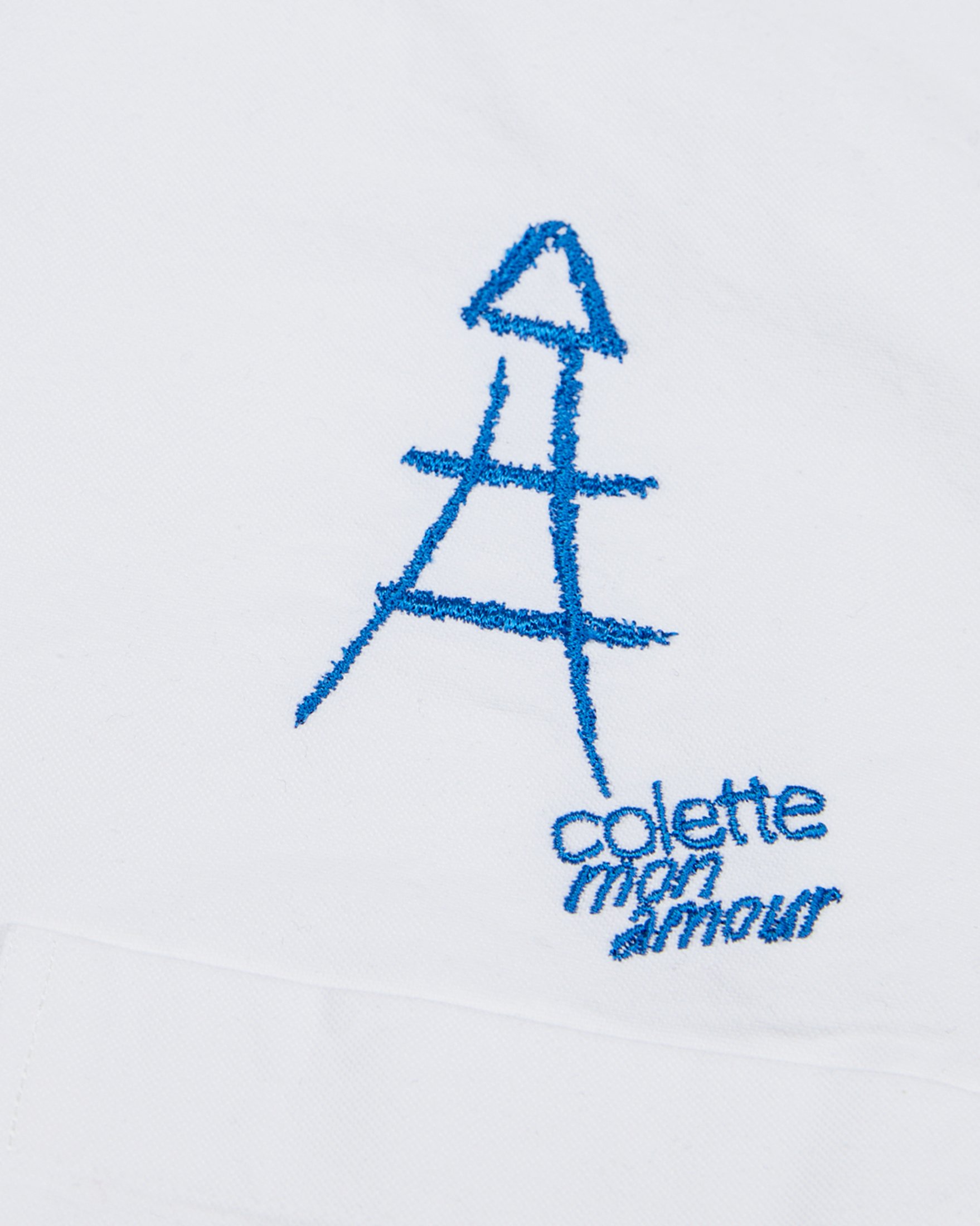 Colette Mon Amour x Thom Browne - White Eiffel Classic Shirt - Clothing - White - Image 5