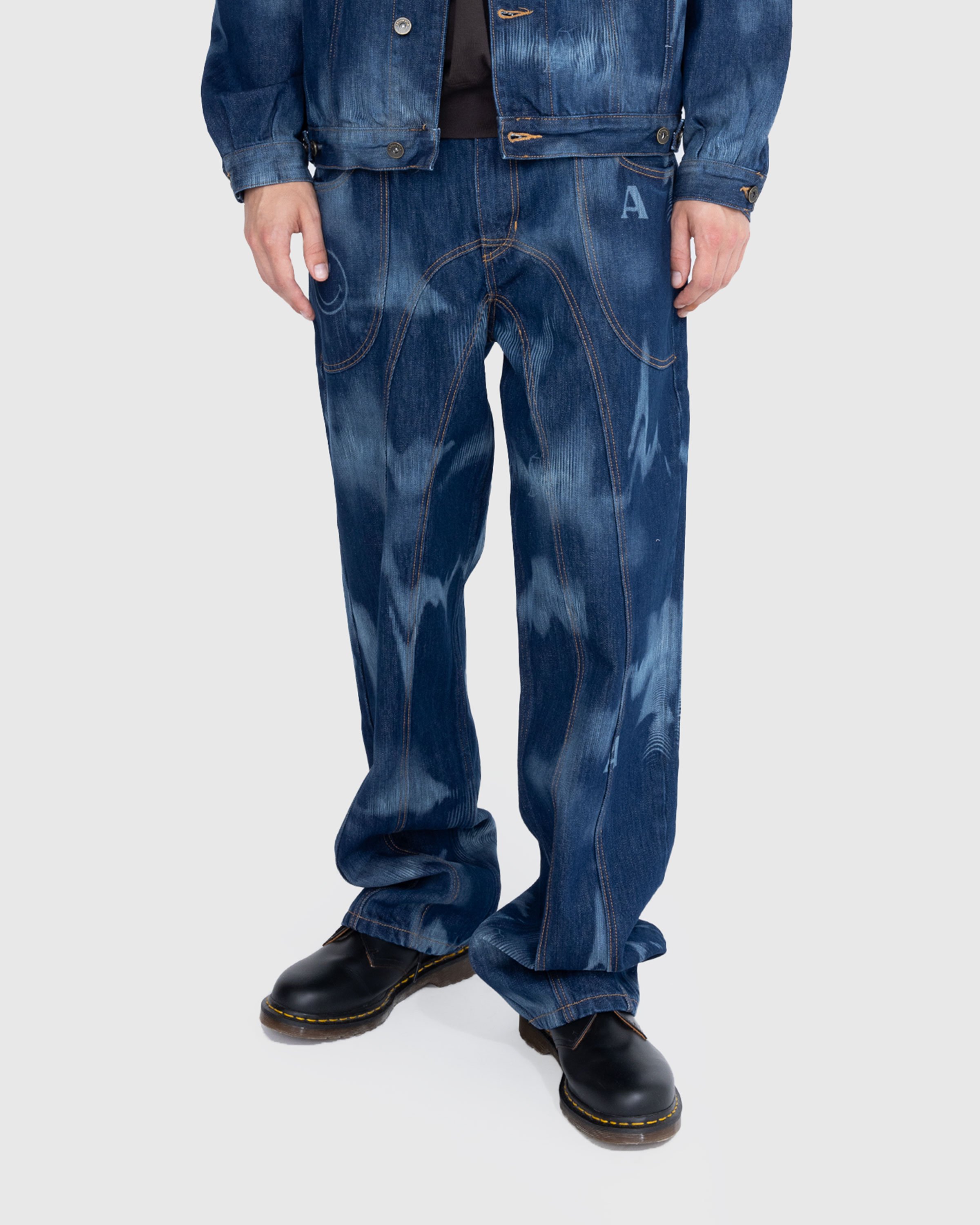 Ahluwalia - Signature Low Rise Jeans Indigo - Clothing - Blue - Image 2