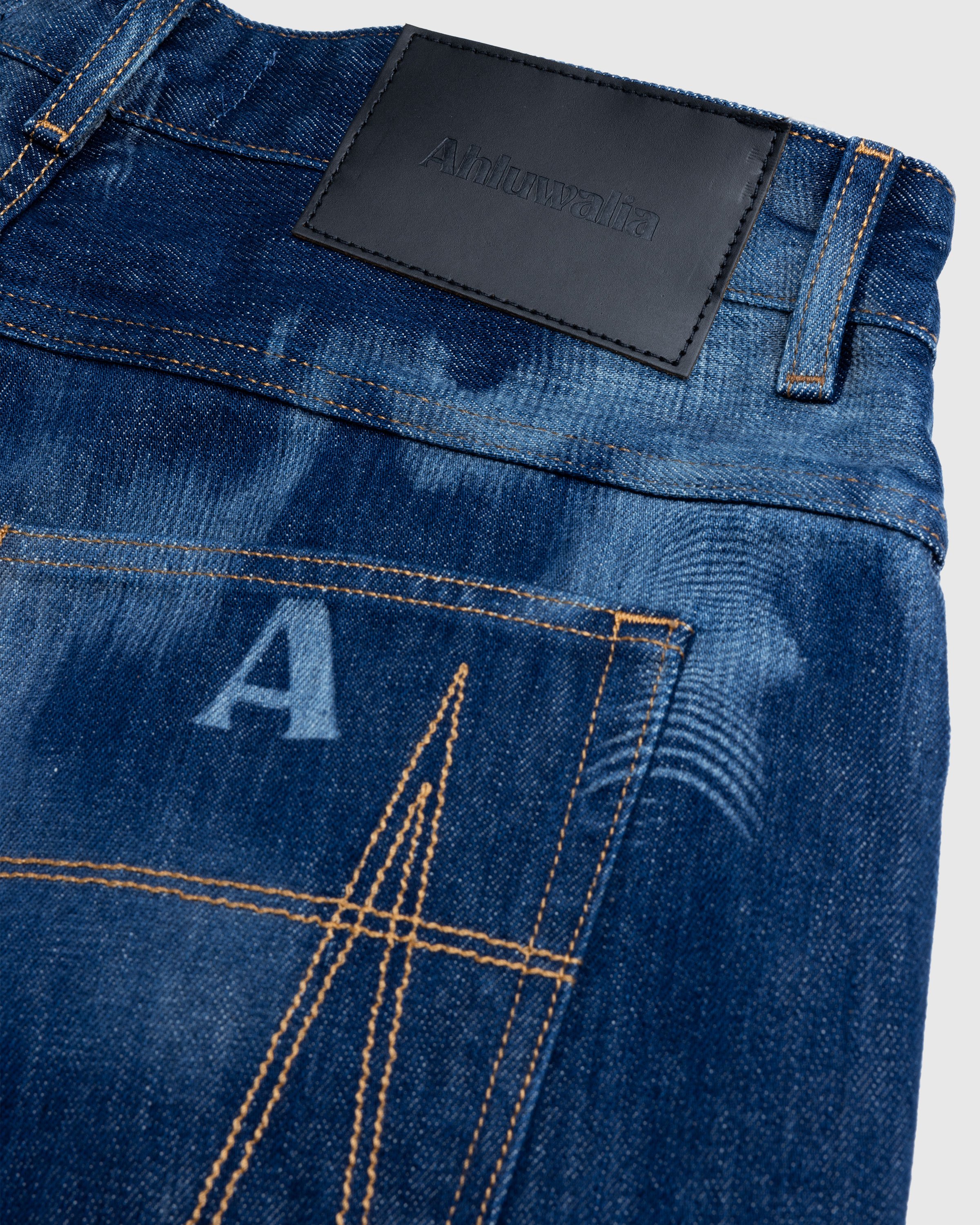 Ahluwalia - Signature Low Rise Jeans Indigo - Clothing - Blue - Image 7
