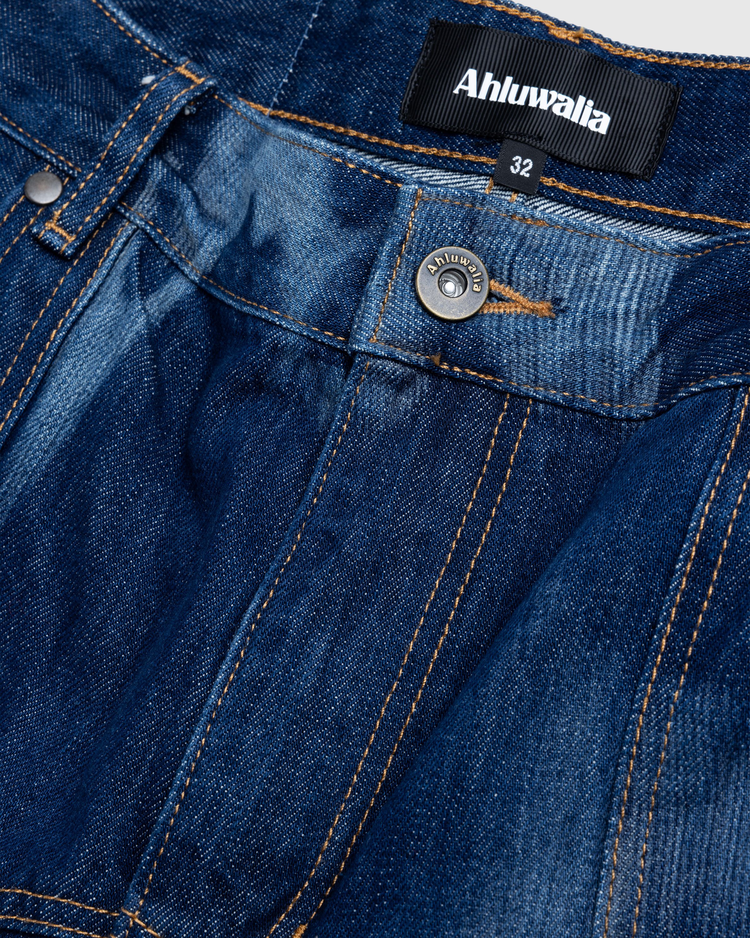 Ahluwalia - Signature Low Rise Jeans Indigo - Clothing - Blue - Image 8