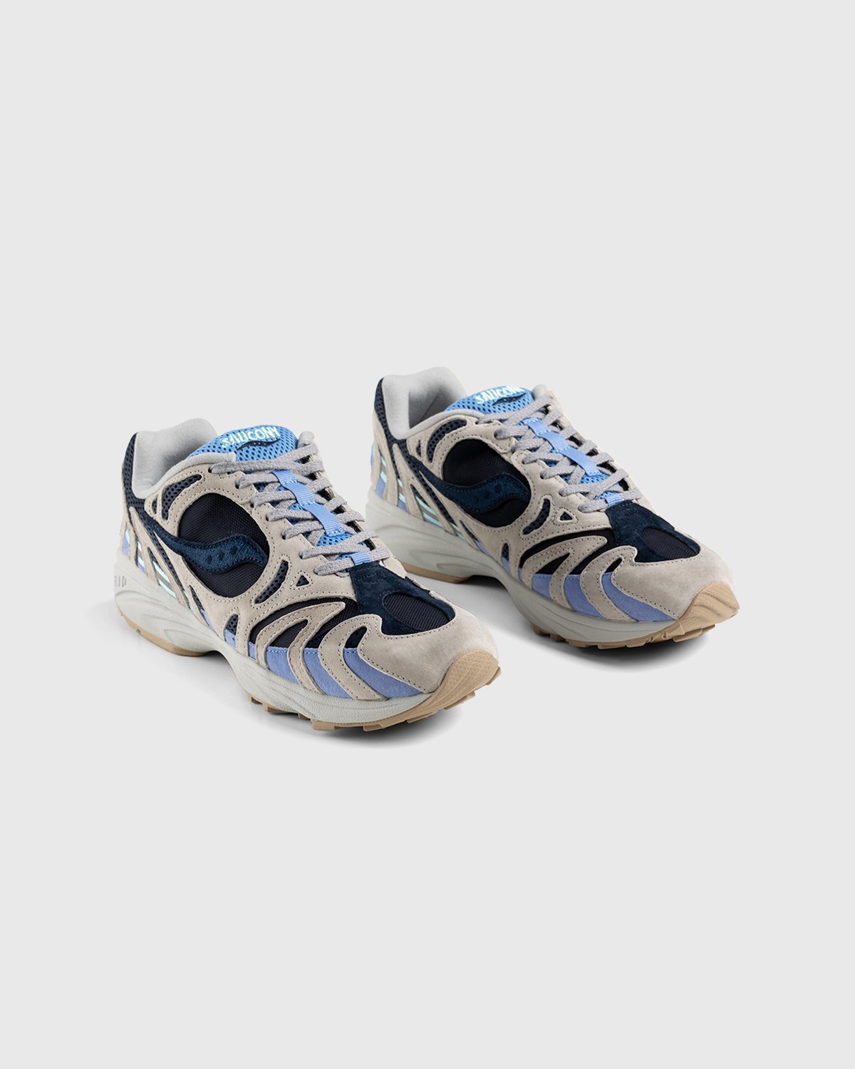Saucony - Grid Azura 2000 Grey - Footwear - Blue - Image 4