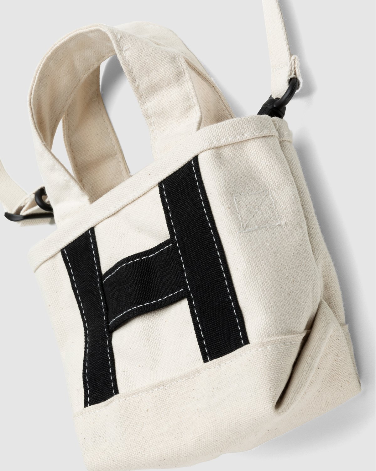 Highsnobiety - Heavy Canvas Small Crossbody Tote Natural - Accessories - Beige - Image 3