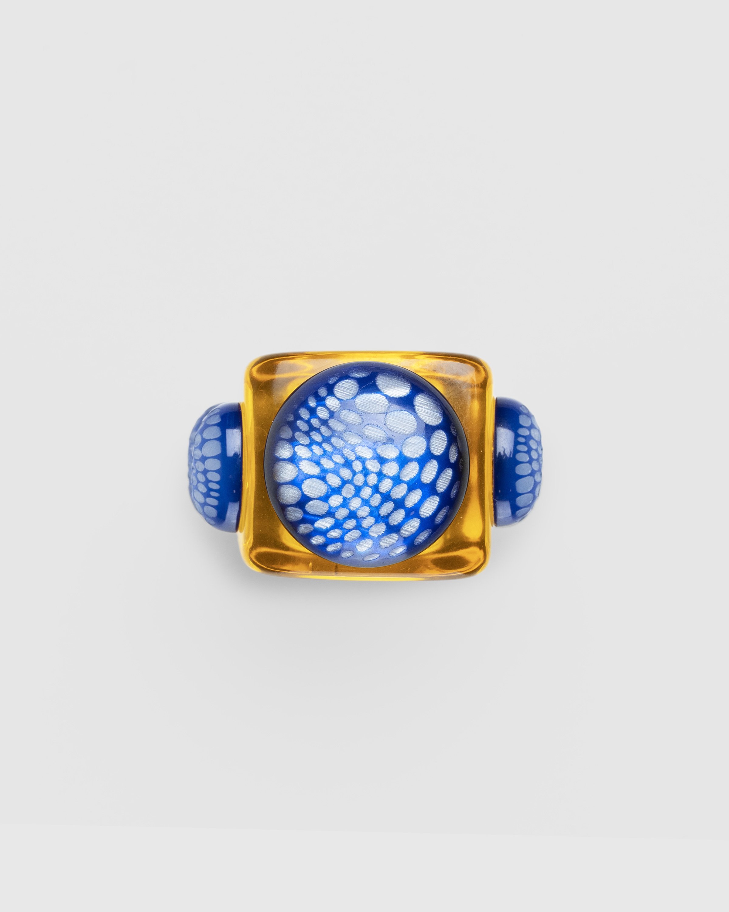 Jean Paul Gaultier - Submarine Ring Amber/Perseo Blue - Accessories - Orange - Image 3