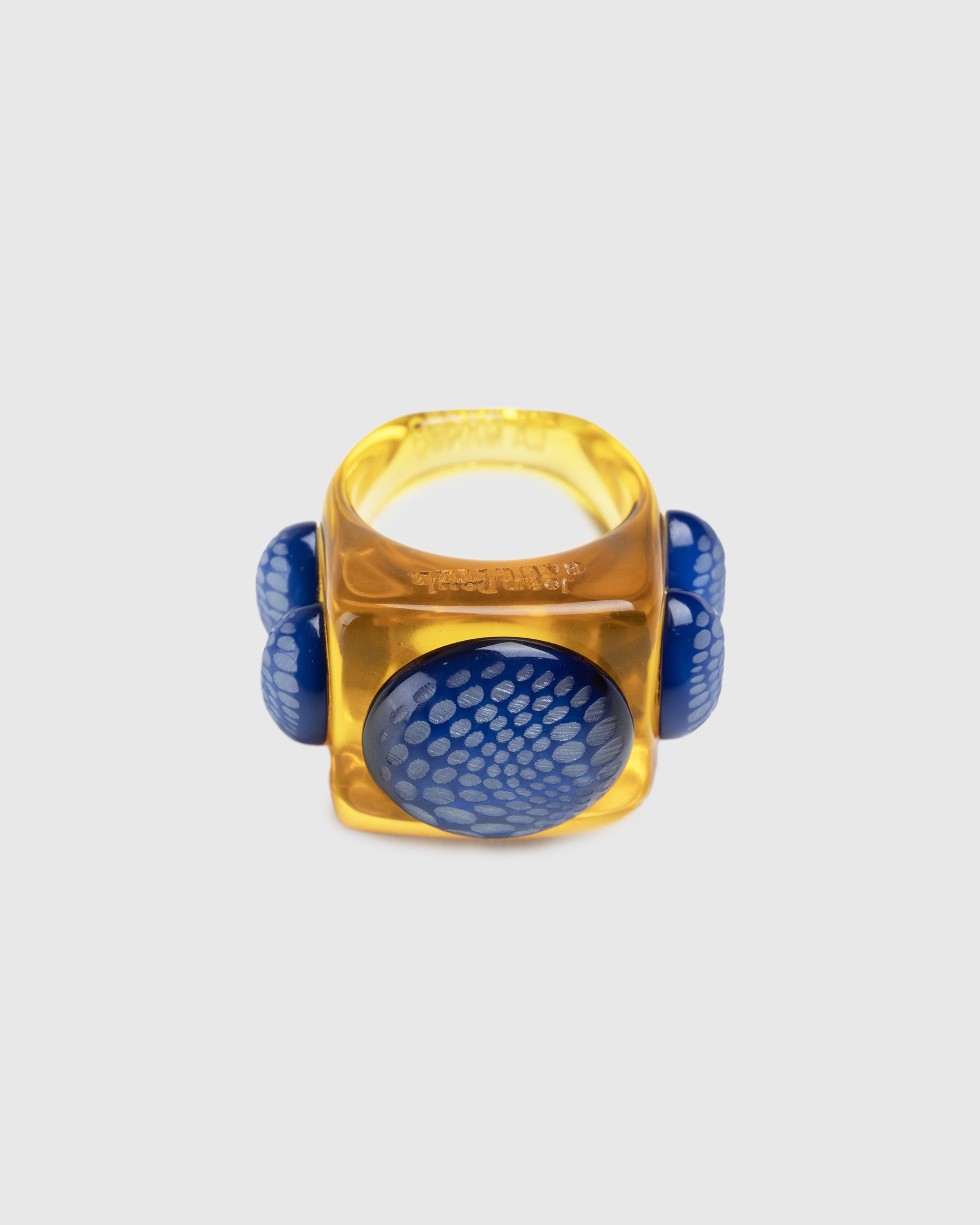 Jean Paul Gaultier - Submarine Ring Amber/Perseo Blue - Accessories - Orange - Image 2