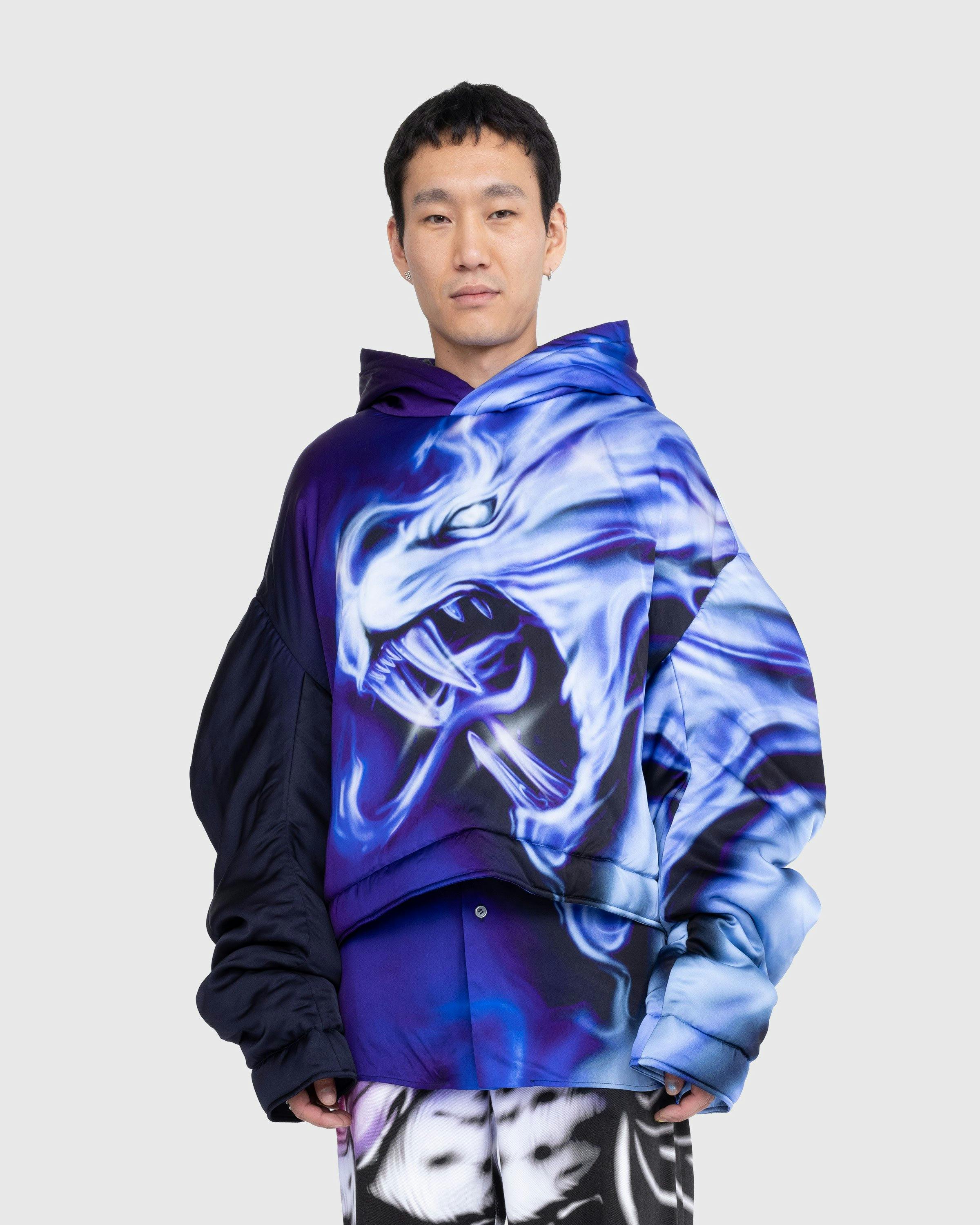 Gerrit Jacob - Satin Padded Hoodie Lilac - Clothing - Purple - Image 2