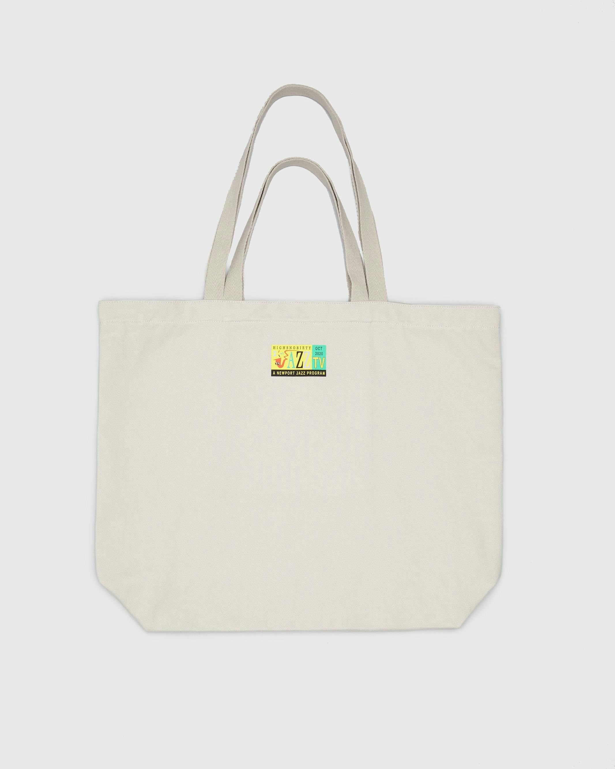 Highsnobiety - Newport Jazz Logo Tote Beige - Accessories - Beige - Image 2