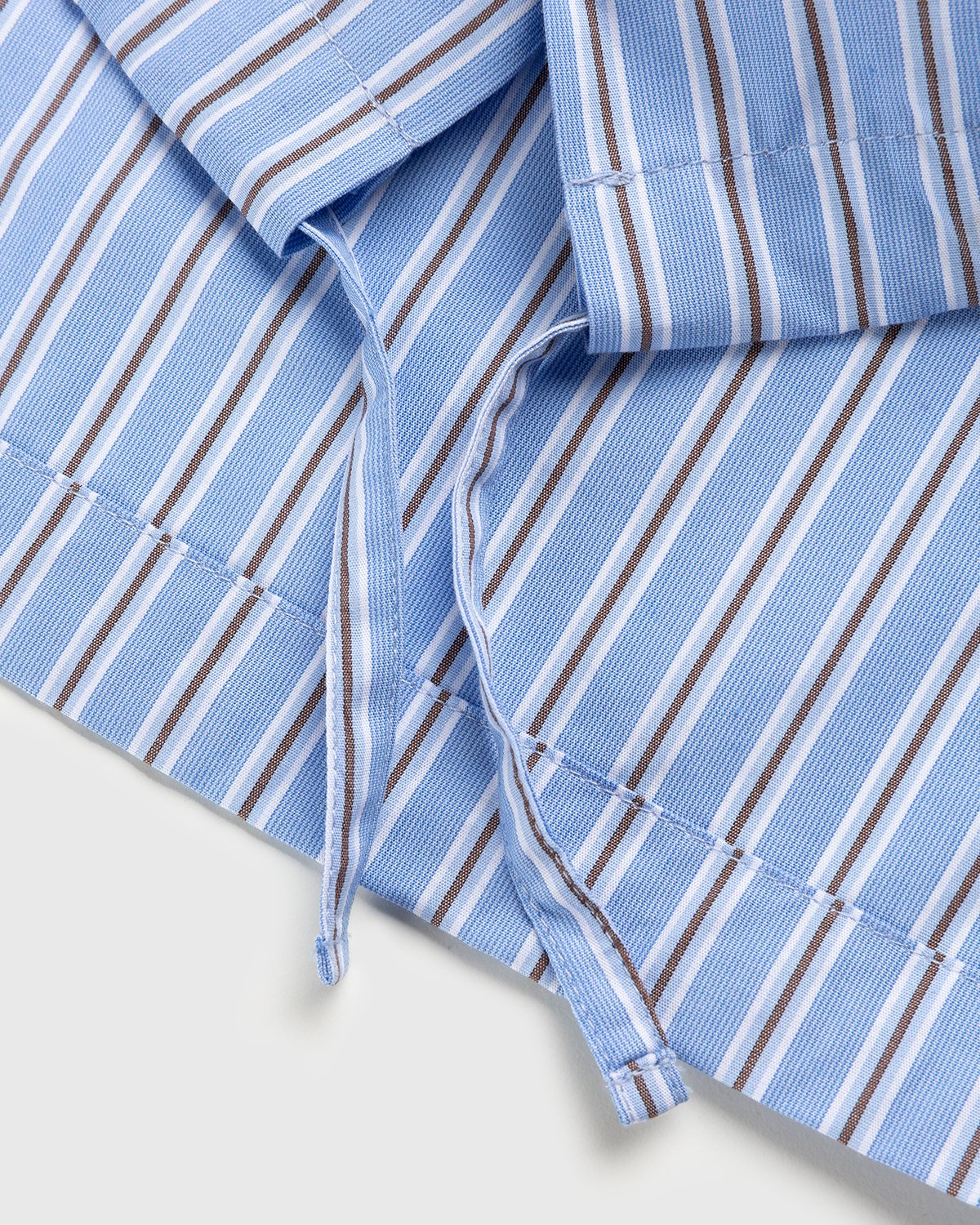 Highsnobiety - Poplin Shirt Jacket Blue/White - Clothing - Blue - Image 6