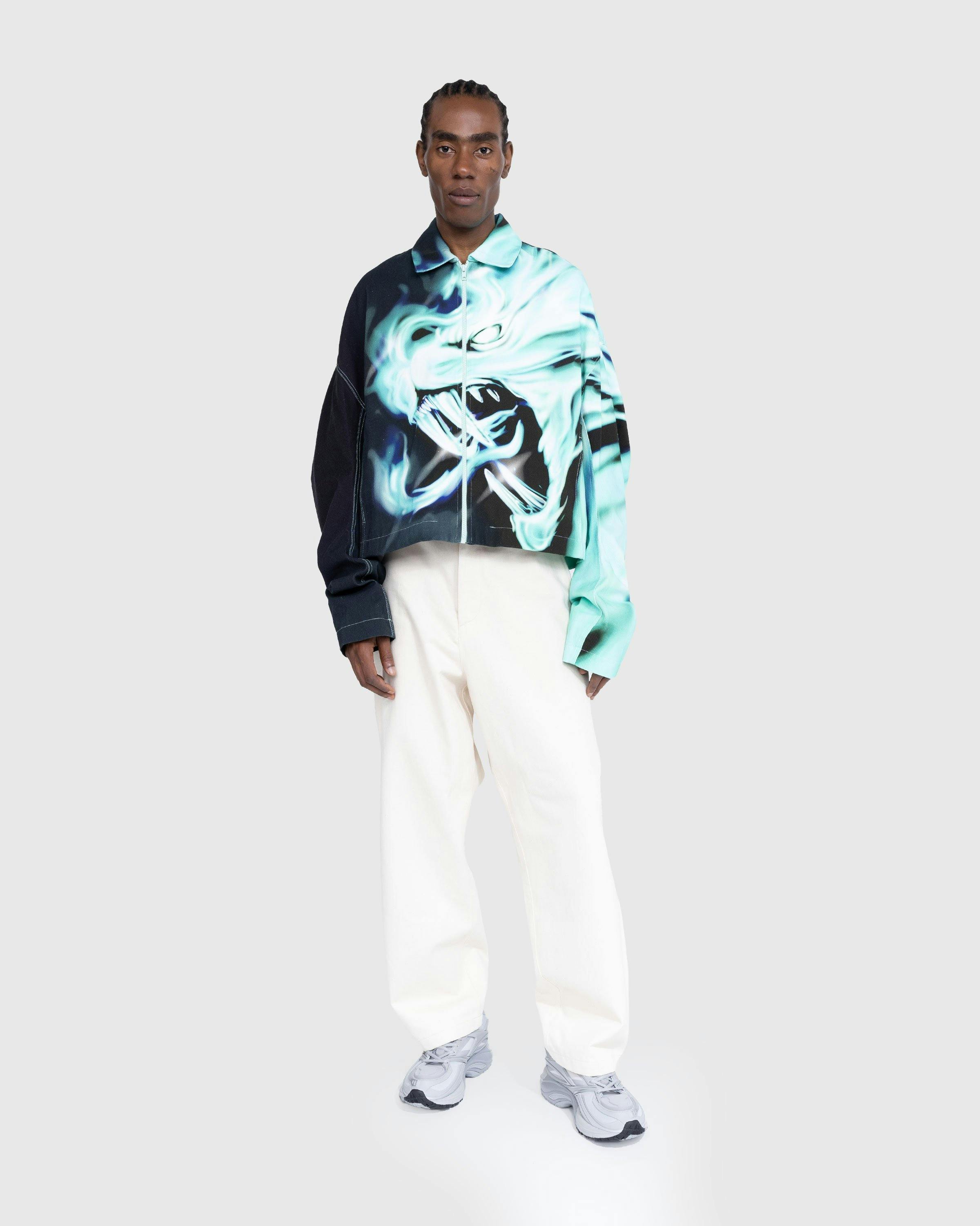 Gerrit Jacob Printed Denim Jacket Mint Highsnobiety Shop