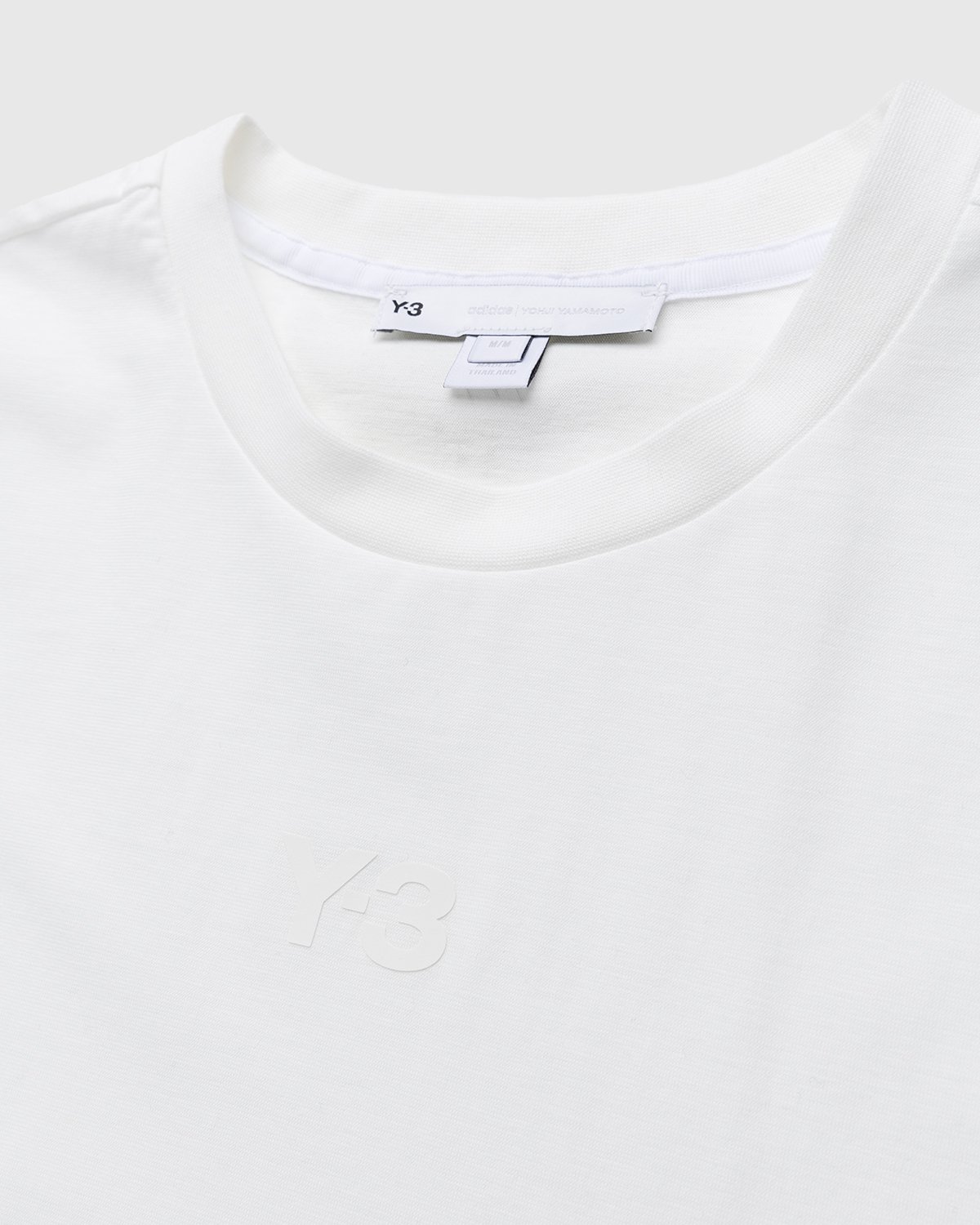 Y-3 - Logo T-Shirt White - Clothing - White - Image 3